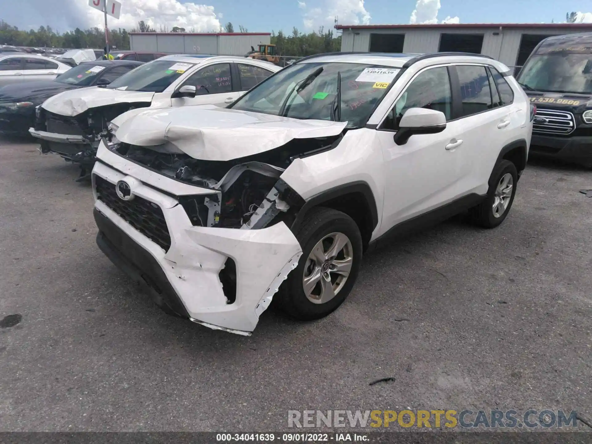 2 Photograph of a damaged car 2T3W1RFV5MW171102 TOYOTA RAV4 2021