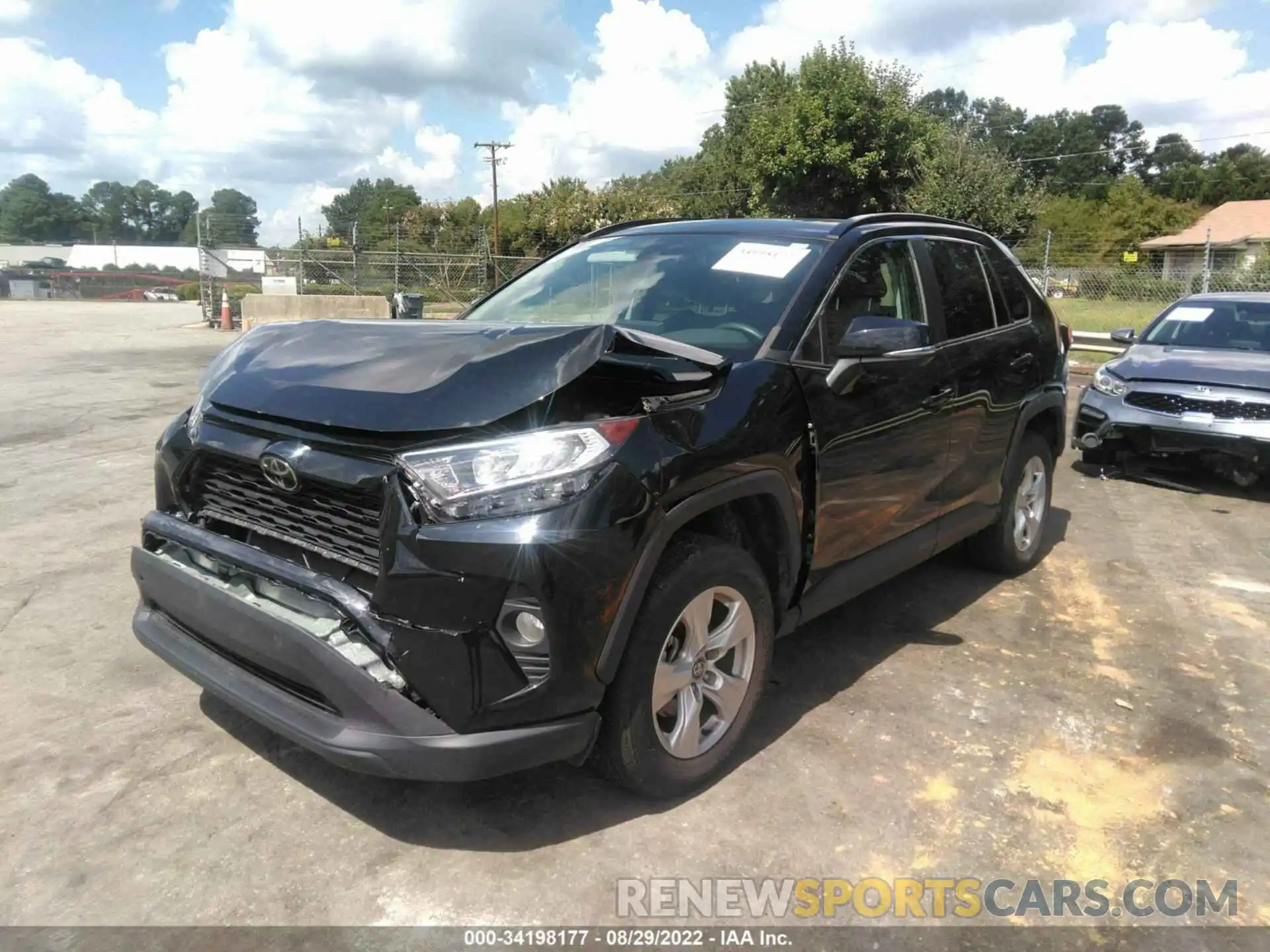 2 Photograph of a damaged car 2T3W1RFV6MC087968 TOYOTA RAV4 2021