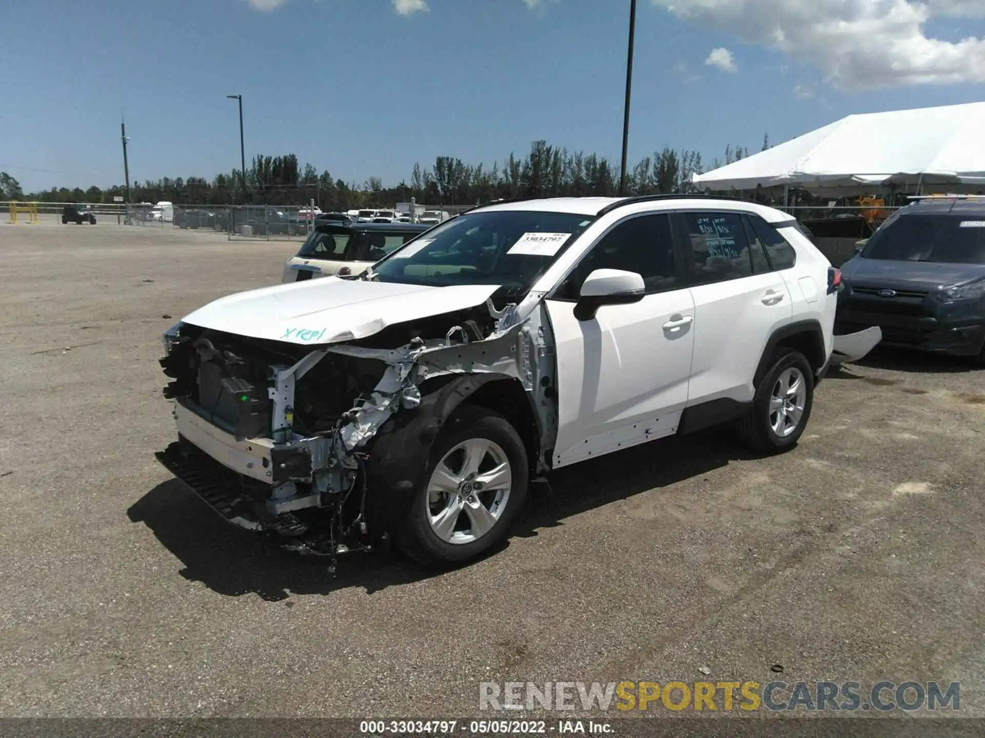 2 Photograph of a damaged car 2T3W1RFV6MC106244 TOYOTA RAV4 2021