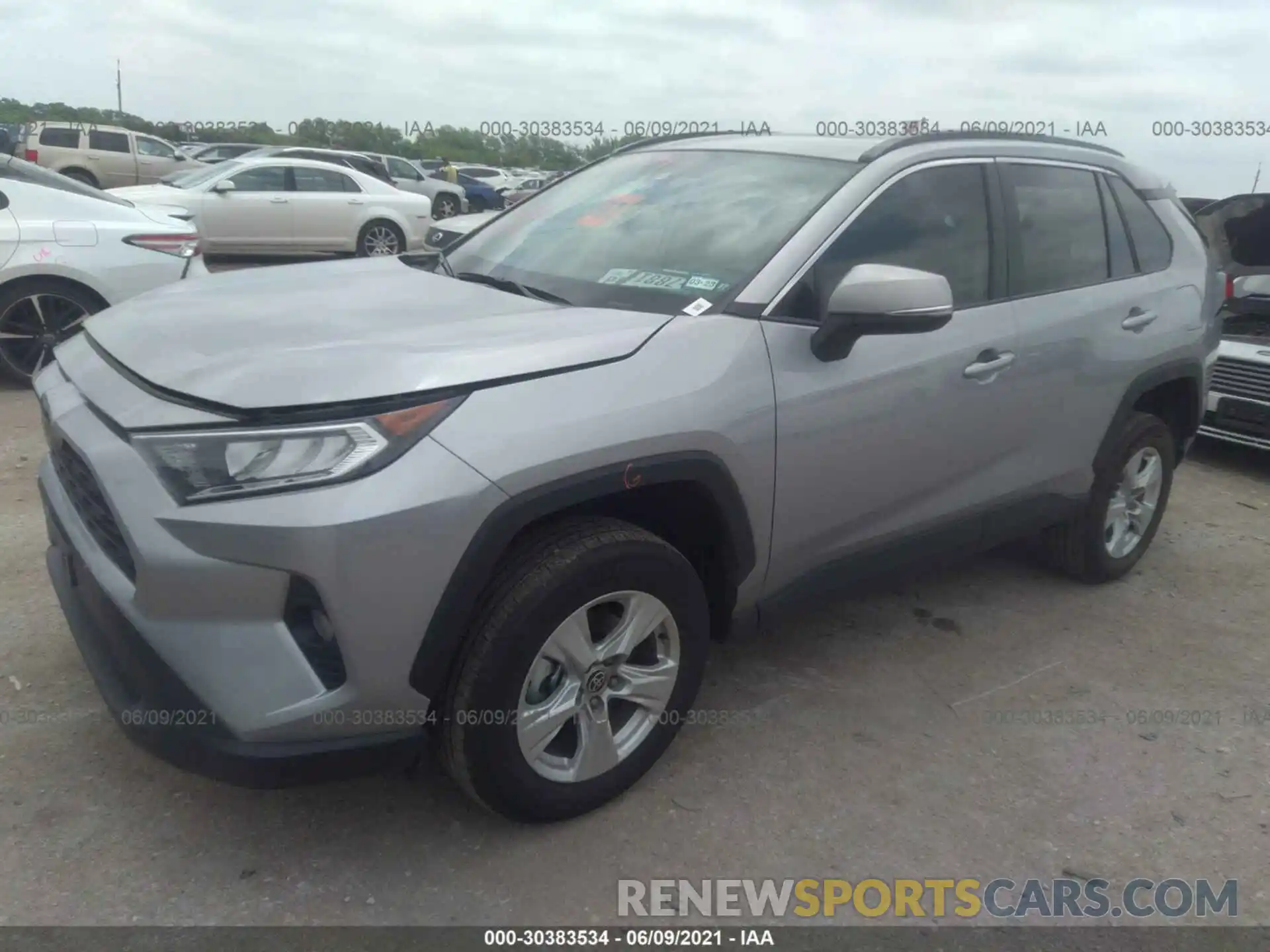 2 Photograph of a damaged car 2T3W1RFV6MC111346 TOYOTA RAV4 2021