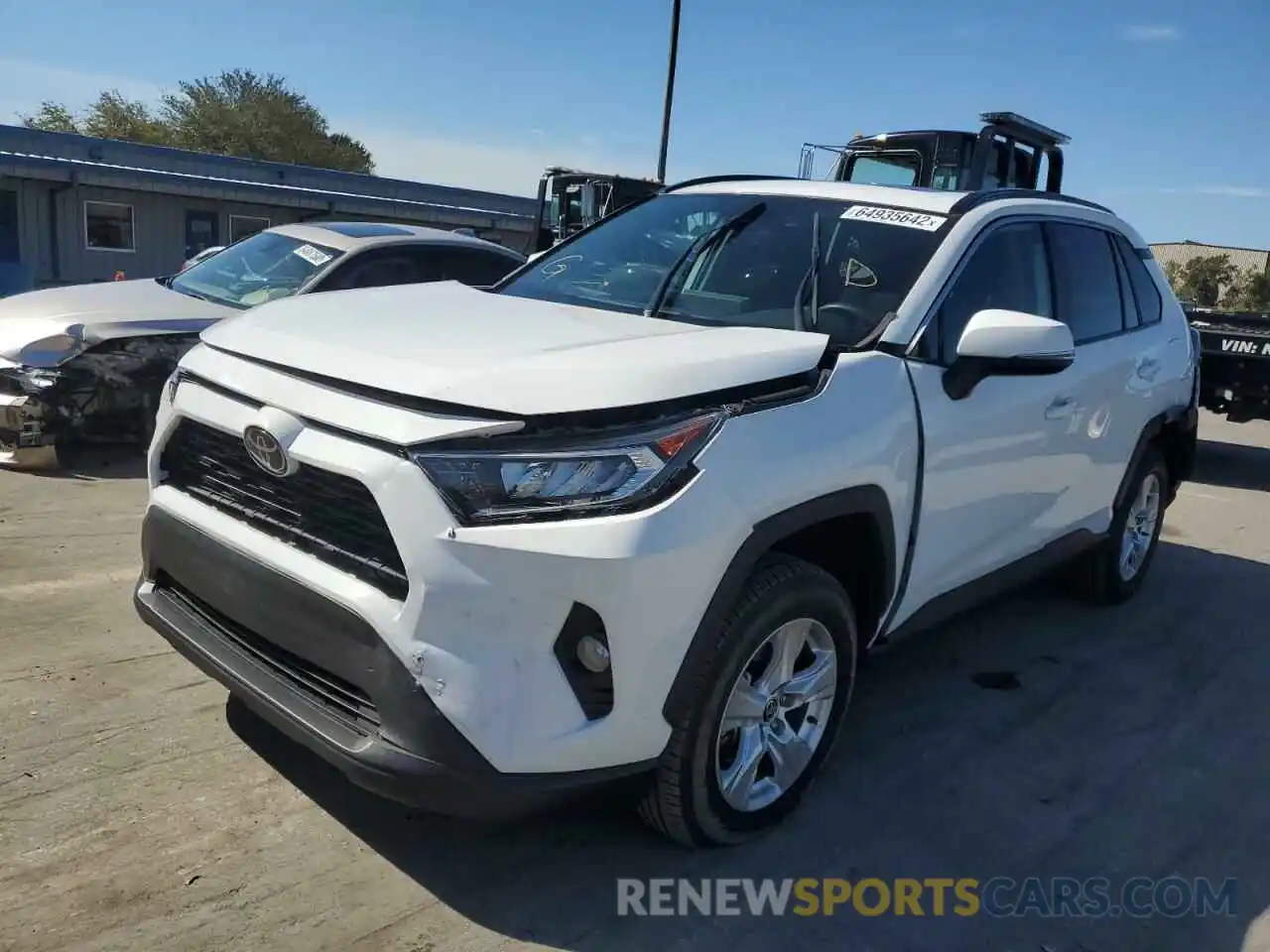 2 Photograph of a damaged car 2T3W1RFV6MC122153 TOYOTA RAV4 2021