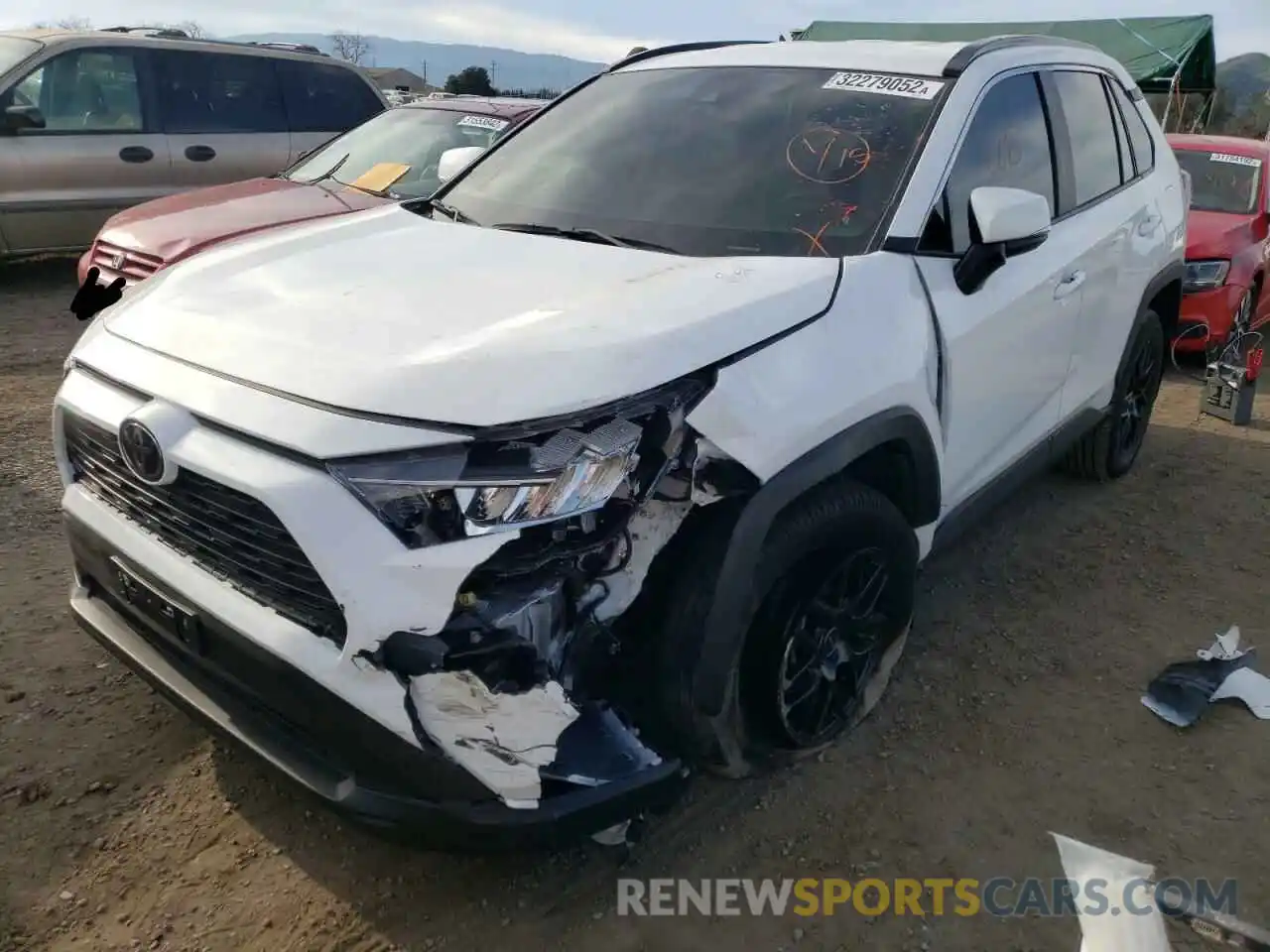 2 Photograph of a damaged car 2T3W1RFV6MC130916 TOYOTA RAV4 2021