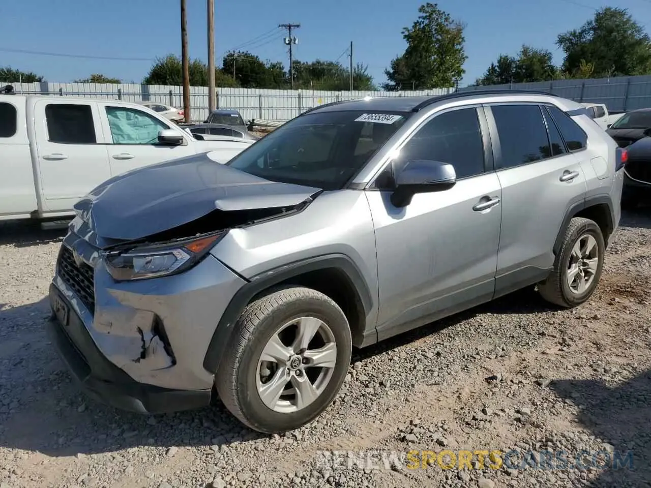 1 Photograph of a damaged car 2T3W1RFV6MC135453 TOYOTA RAV4 2021