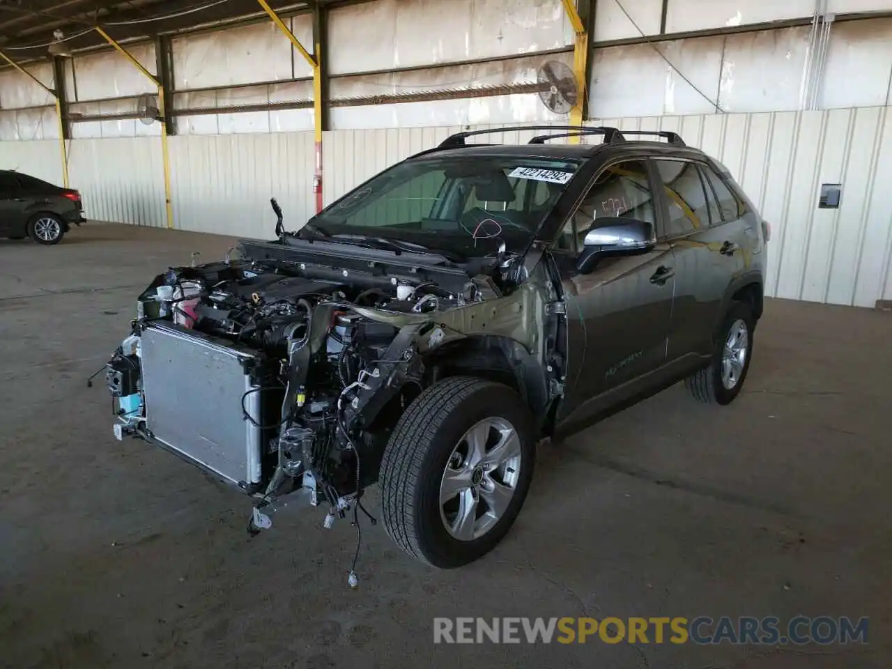 2 Photograph of a damaged car 2T3W1RFV6MC146811 TOYOTA RAV4 2021