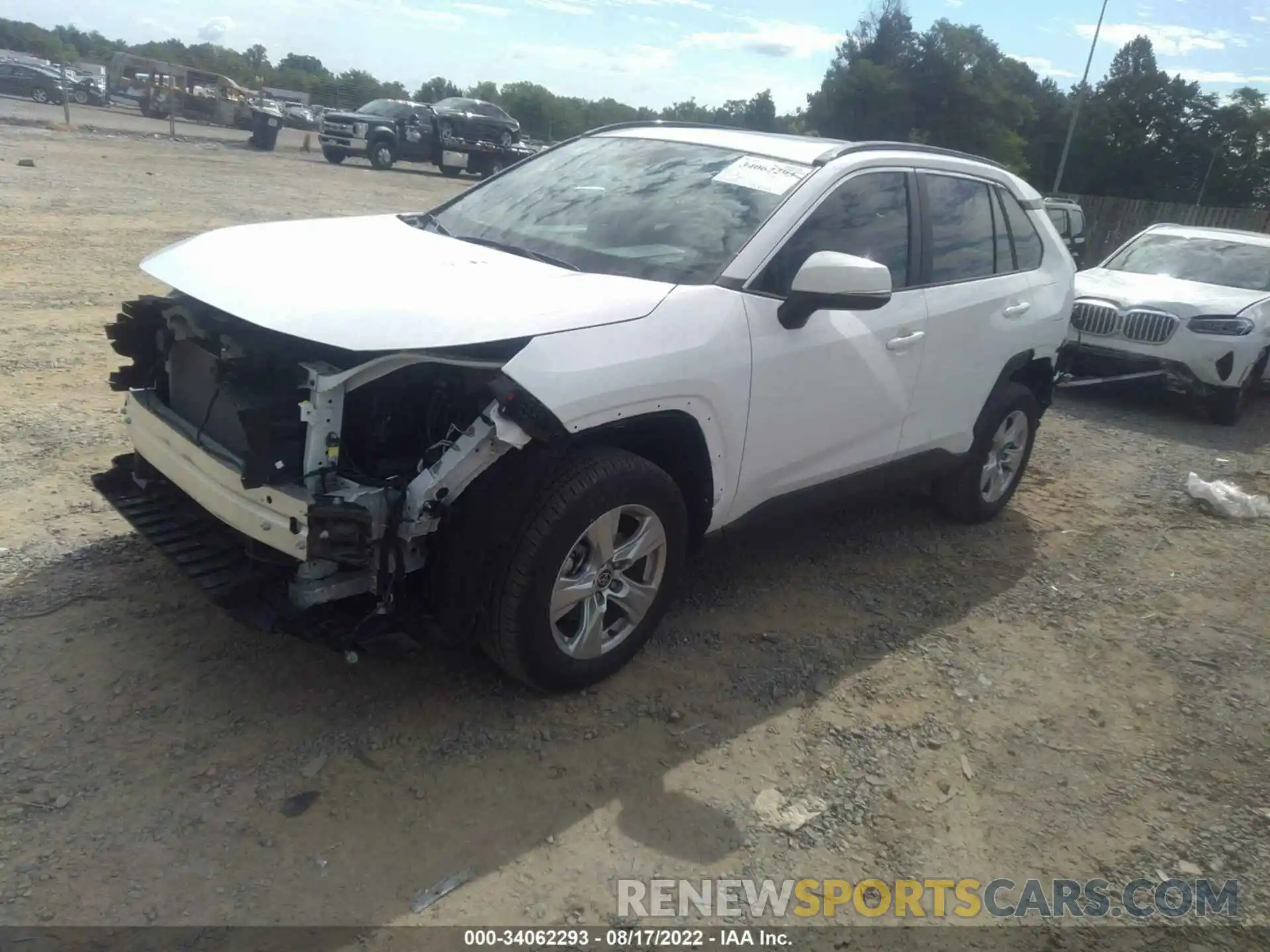 2 Photograph of a damaged car 2T3W1RFV6MC168016 TOYOTA RAV4 2021