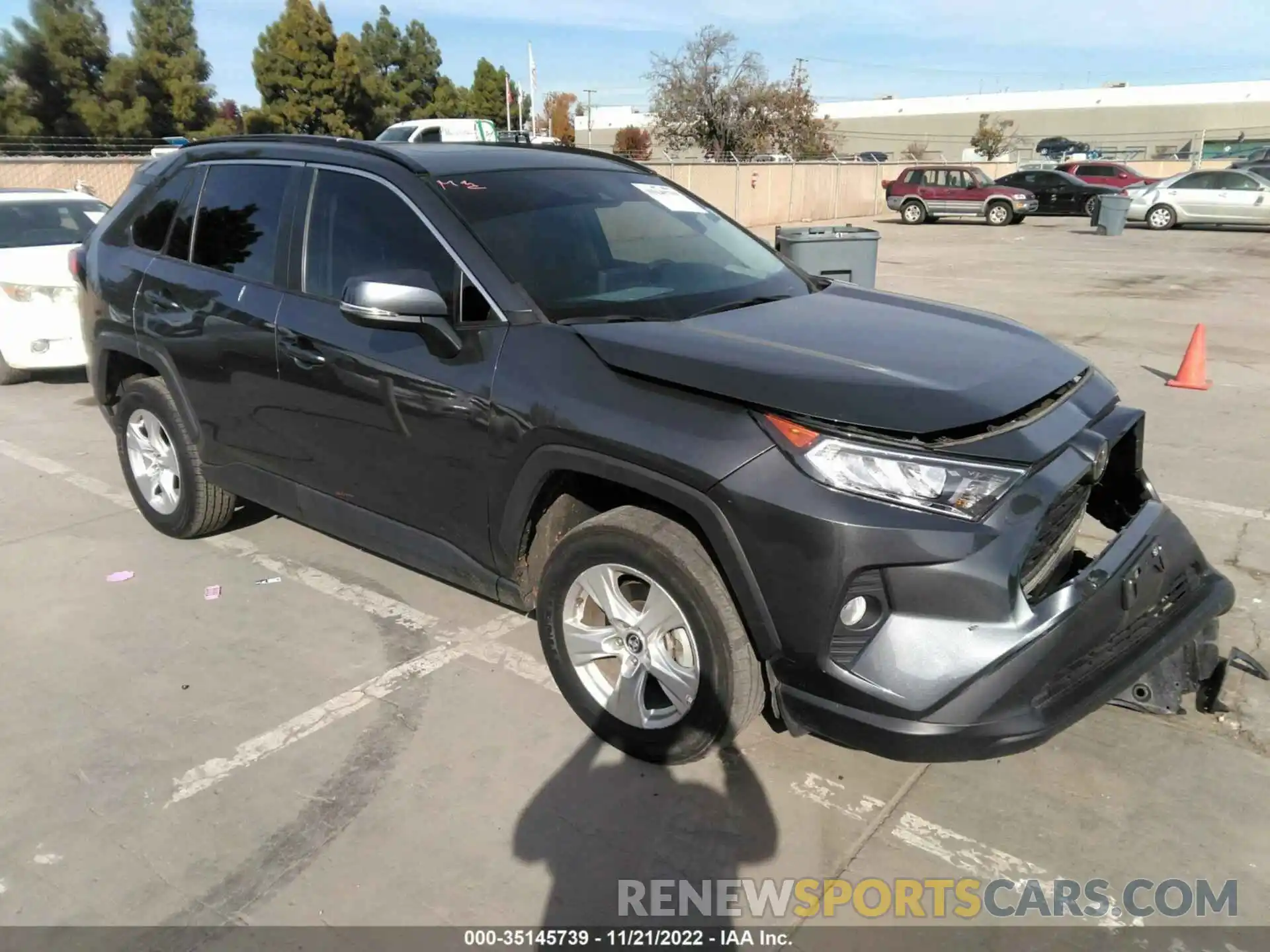 1 Photograph of a damaged car 2T3W1RFV6MW118604 TOYOTA RAV4 2021