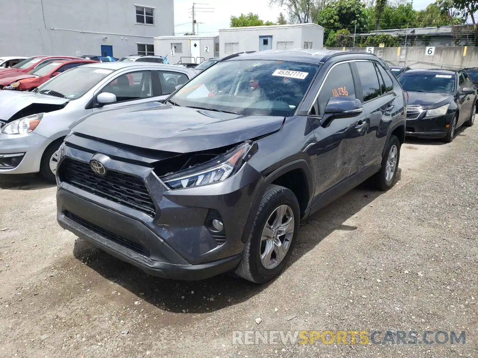 2 Photograph of a damaged car 2T3W1RFV6MW122801 TOYOTA RAV4 2021