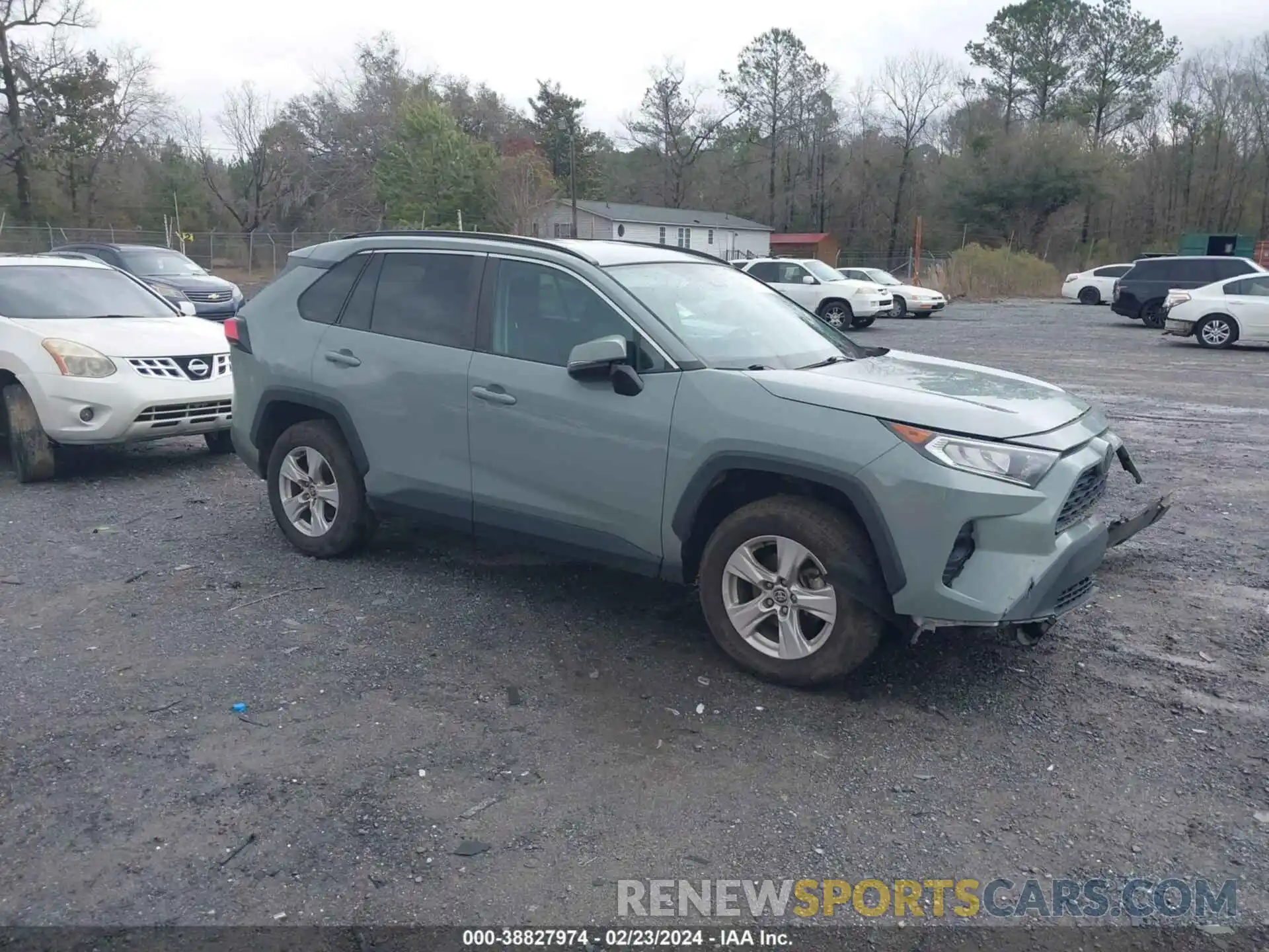 1 Photograph of a damaged car 2T3W1RFV6MW129084 TOYOTA RAV4 2021