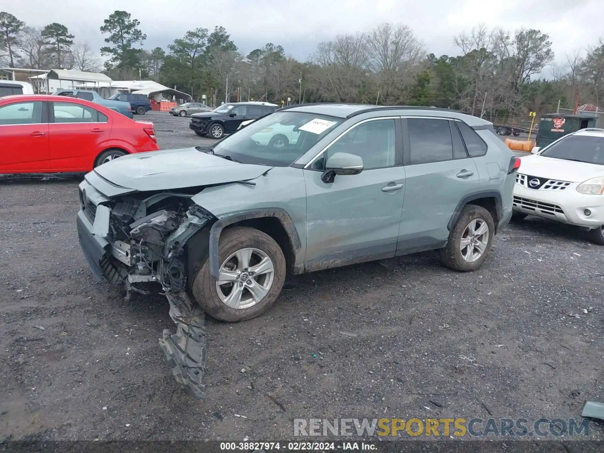 2 Photograph of a damaged car 2T3W1RFV6MW129084 TOYOTA RAV4 2021