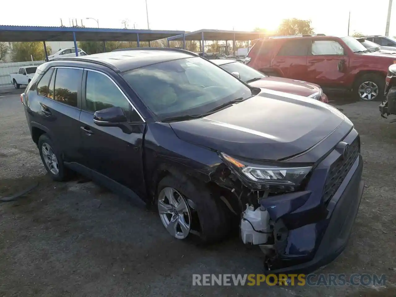 4 Photograph of a damaged car 2T3W1RFV6MW133572 TOYOTA RAV4 2021