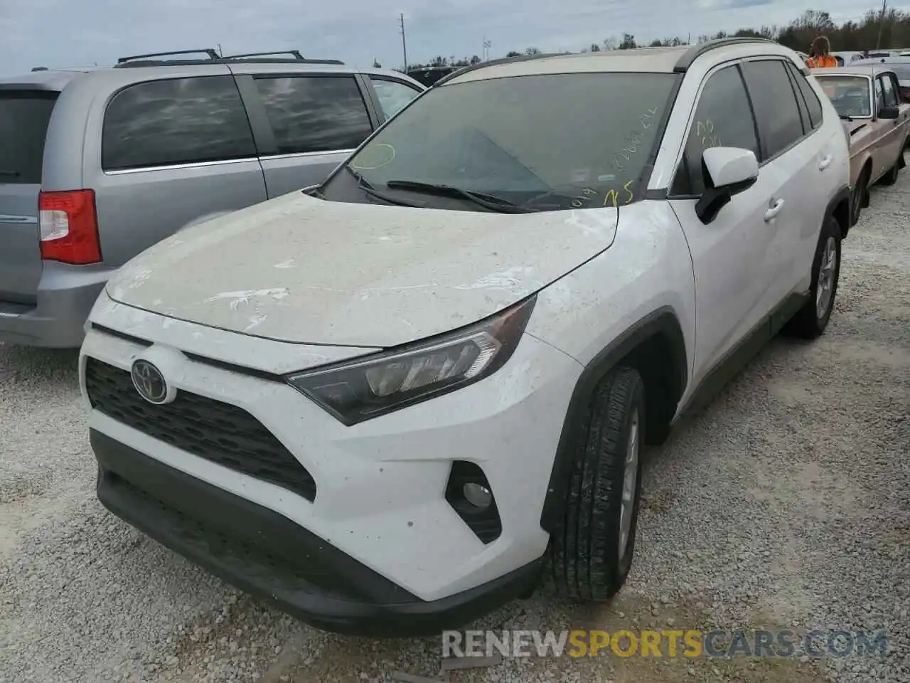 2 Photograph of a damaged car 2T3W1RFV6MW144961 TOYOTA RAV4 2021