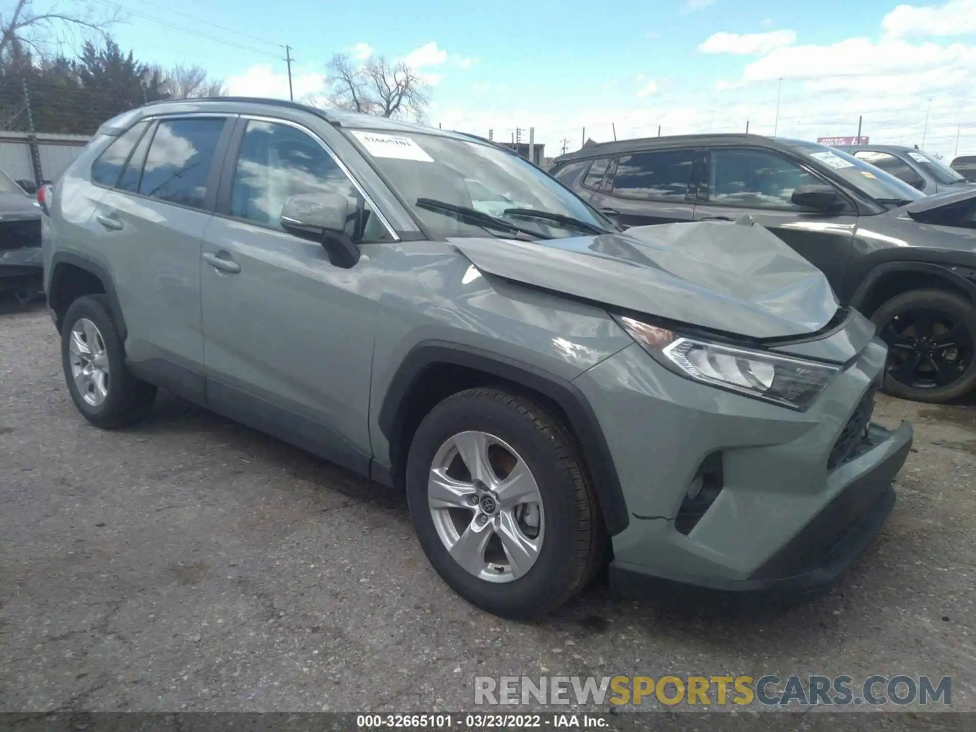 1 Photograph of a damaged car 2T3W1RFV6MW155913 TOYOTA RAV4 2021