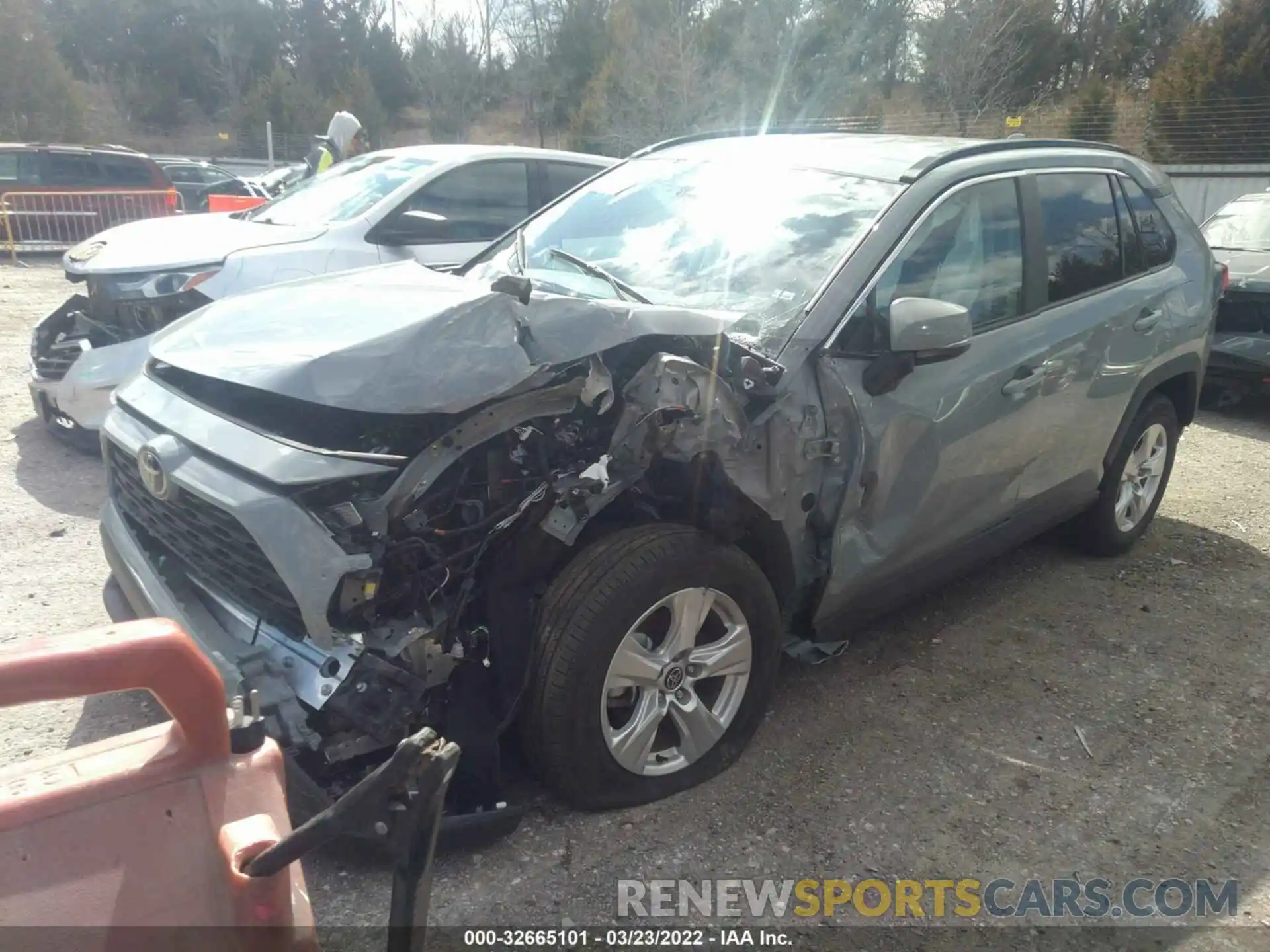 2 Photograph of a damaged car 2T3W1RFV6MW155913 TOYOTA RAV4 2021