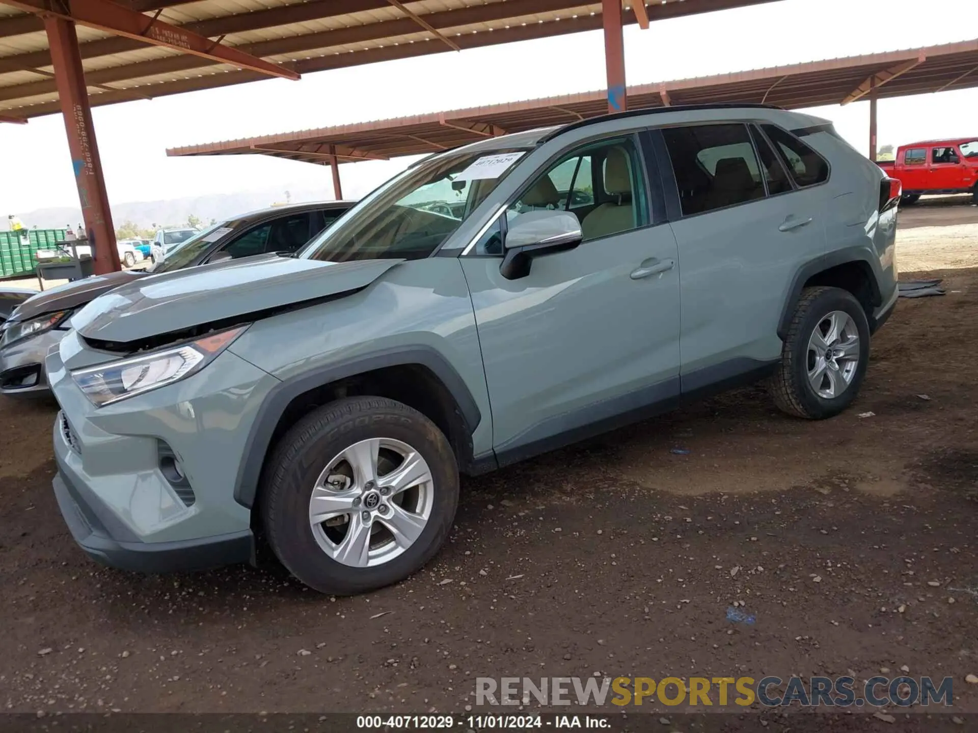2 Photograph of a damaged car 2T3W1RFV6MW160884 TOYOTA RAV4 2021