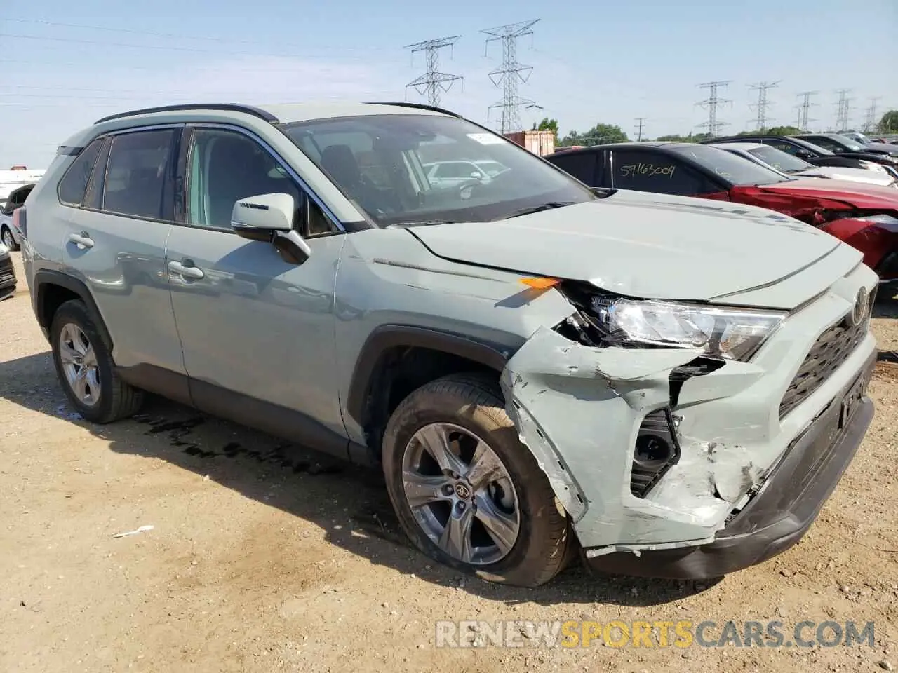 4 Photograph of a damaged car 2T3W1RFV6MW161923 TOYOTA RAV4 2021