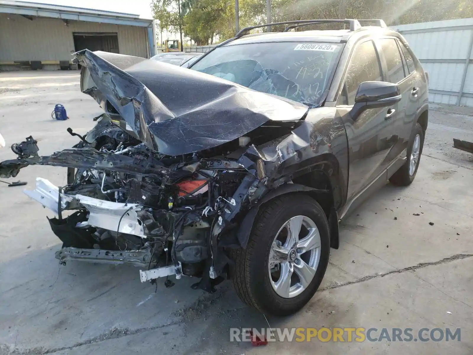 2 Photograph of a damaged car 2T3W1RFV7MC087381 TOYOTA RAV4 2021