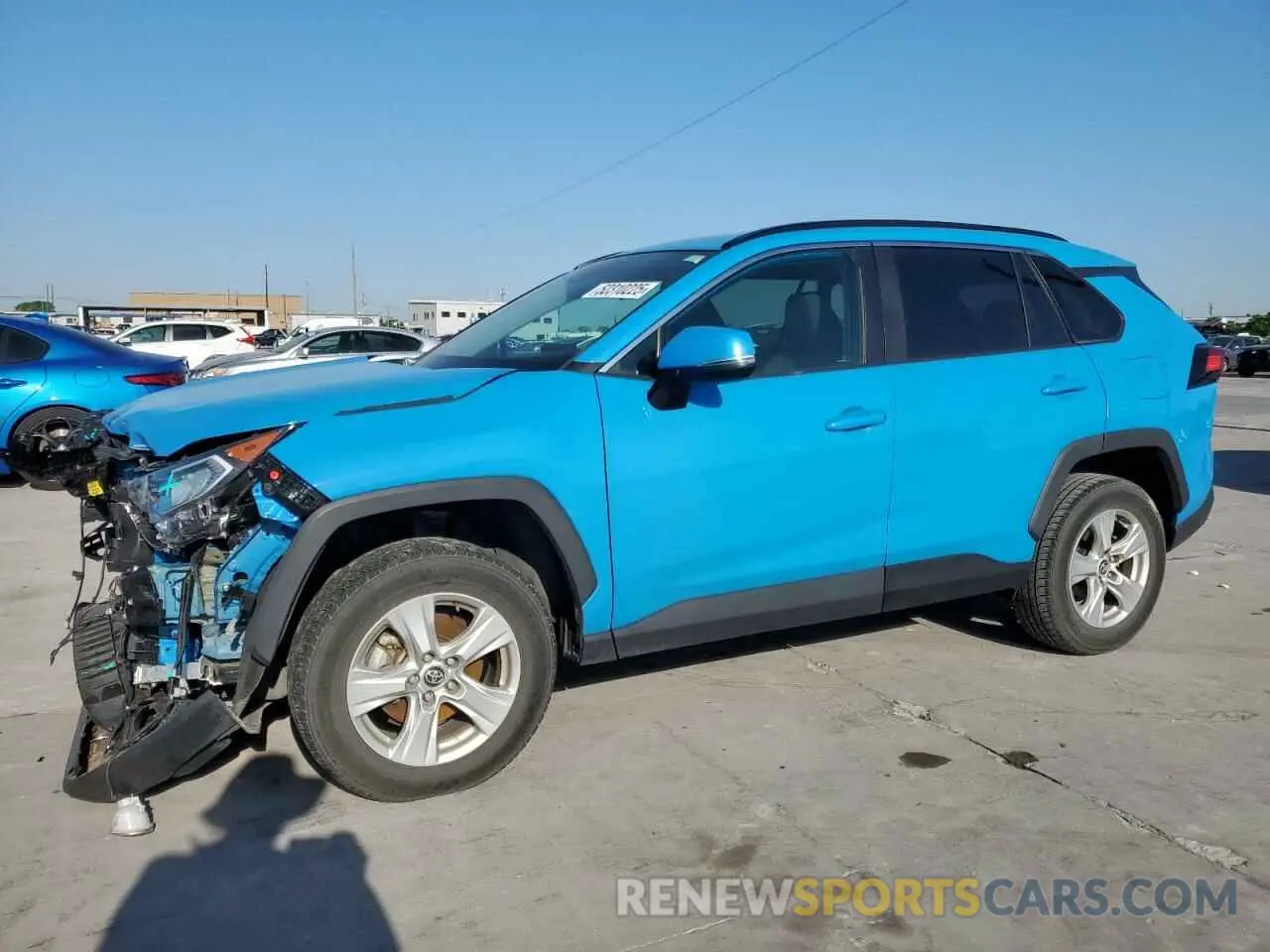 1 Photograph of a damaged car 2T3W1RFV7MC090071 TOYOTA RAV4 2021