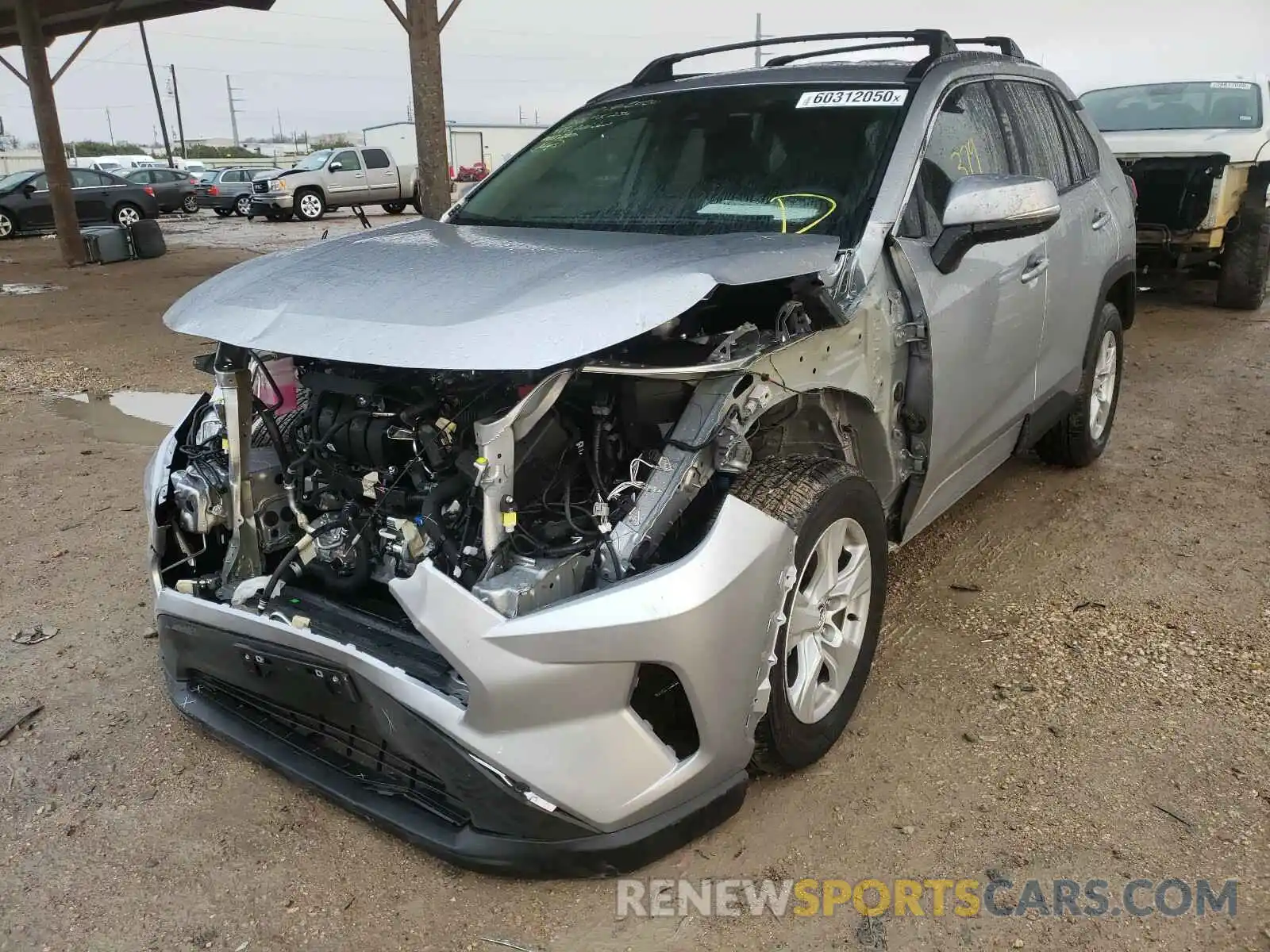 2 Photograph of a damaged car 2T3W1RFV7MC097280 TOYOTA RAV4 2021