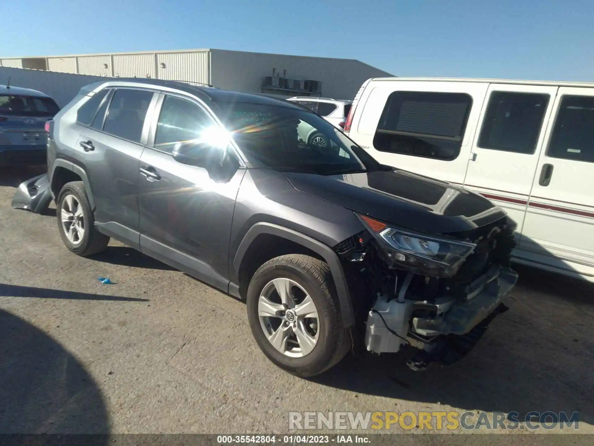 1 Photograph of a damaged car 2T3W1RFV7MC097392 TOYOTA RAV4 2021