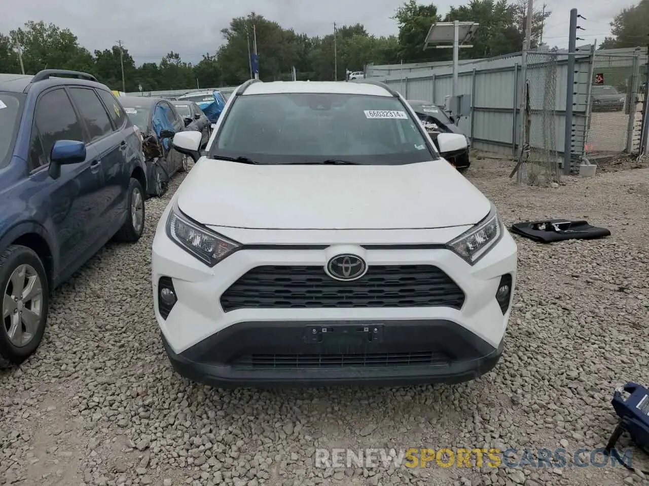 5 Photograph of a damaged car 2T3W1RFV7MC101389 TOYOTA RAV4 2021