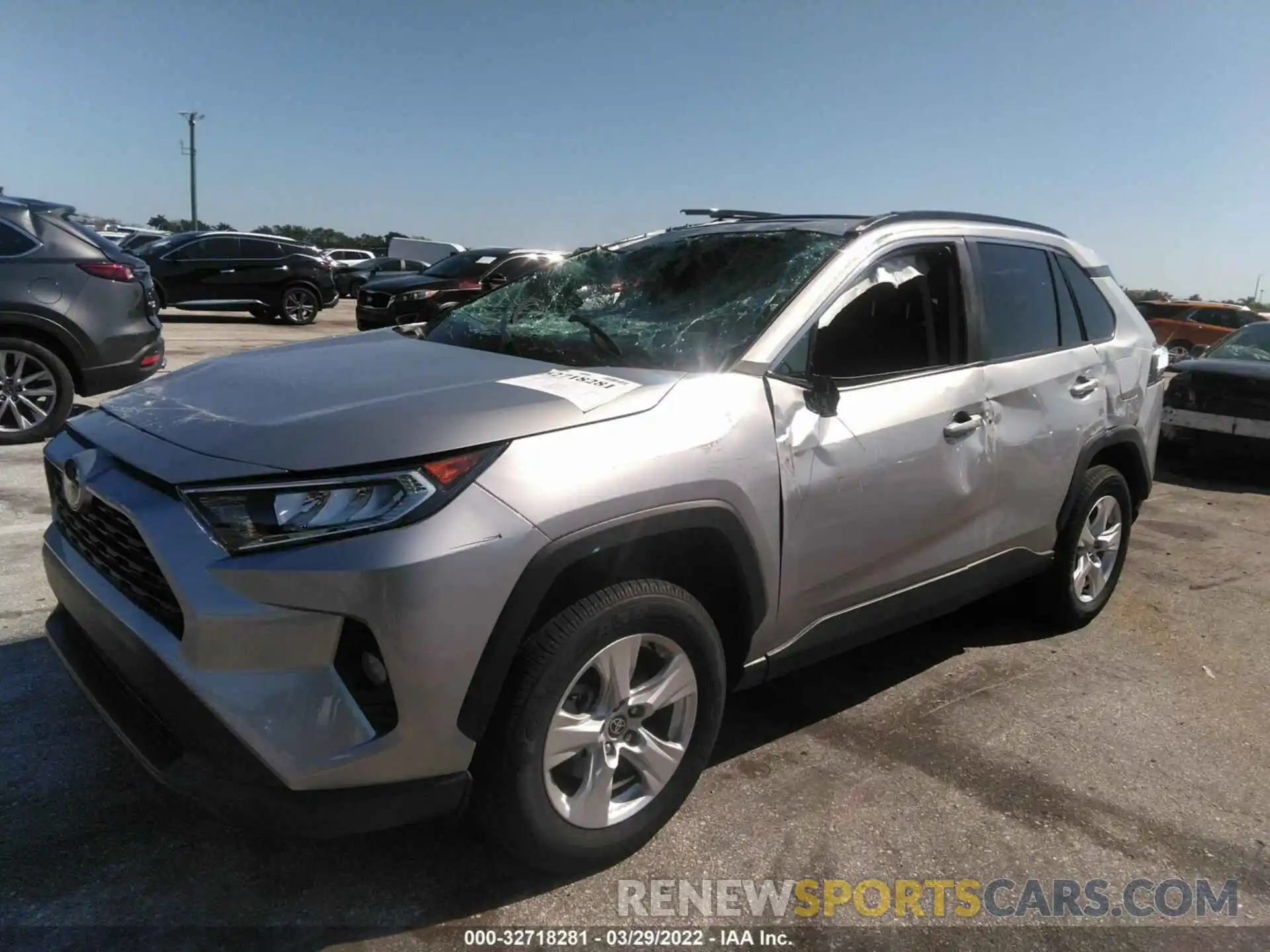 2 Photograph of a damaged car 2T3W1RFV7MC133839 TOYOTA RAV4 2021