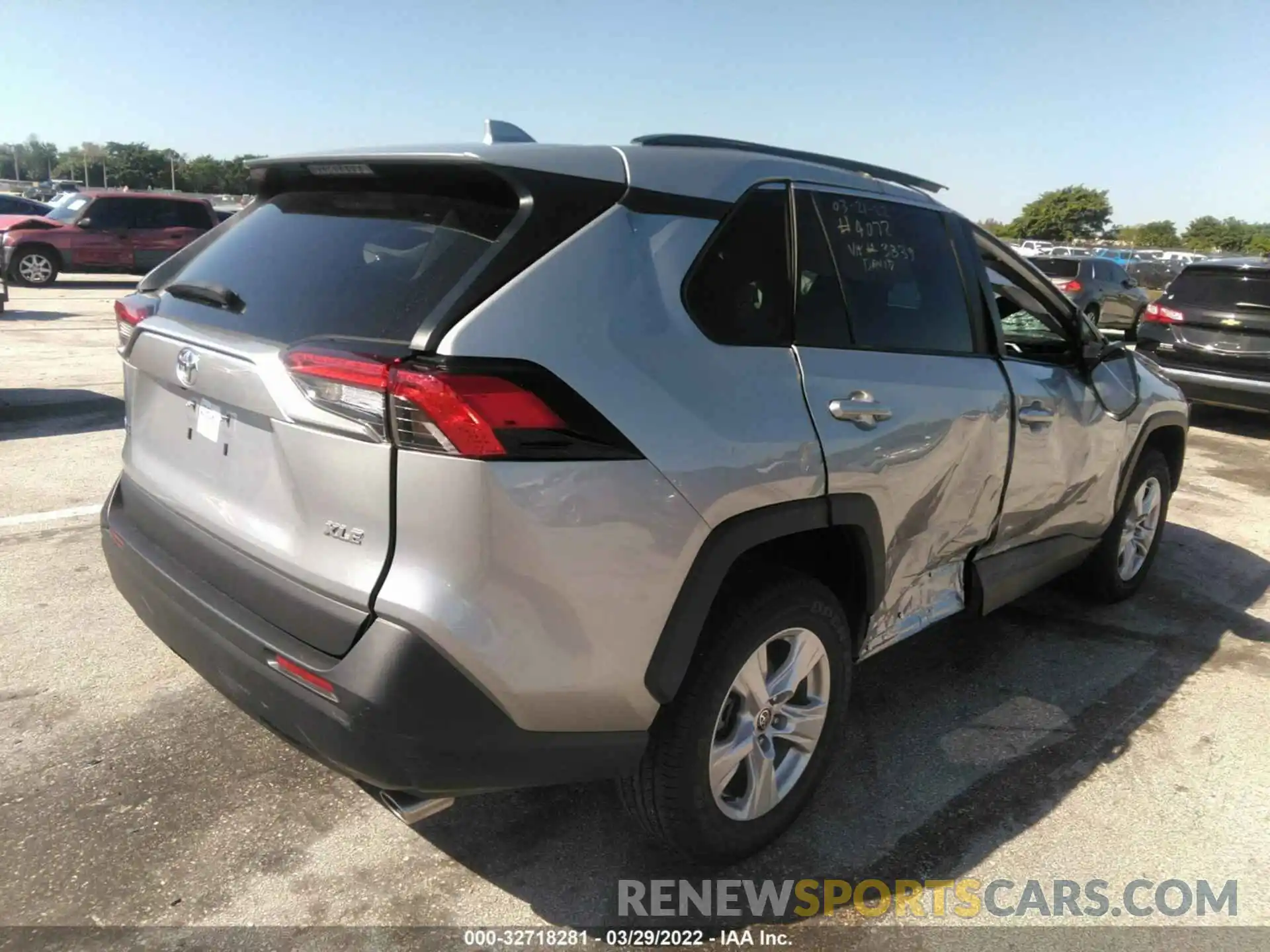 4 Photograph of a damaged car 2T3W1RFV7MC133839 TOYOTA RAV4 2021