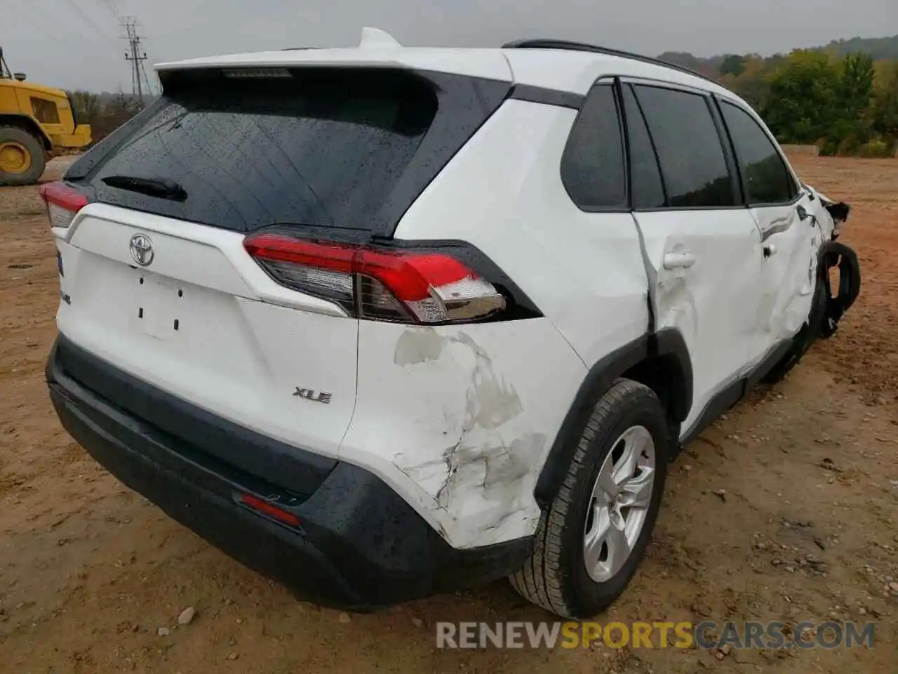 4 Photograph of a damaged car 2T3W1RFV7MC137745 TOYOTA RAV4 2021