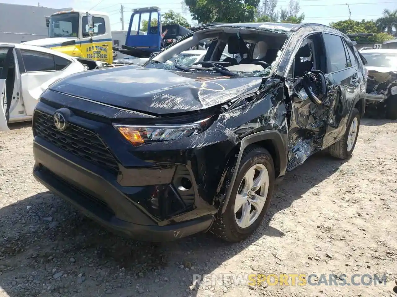 2 Photograph of a damaged car 2T3W1RFV7MC156036 TOYOTA RAV4 2021