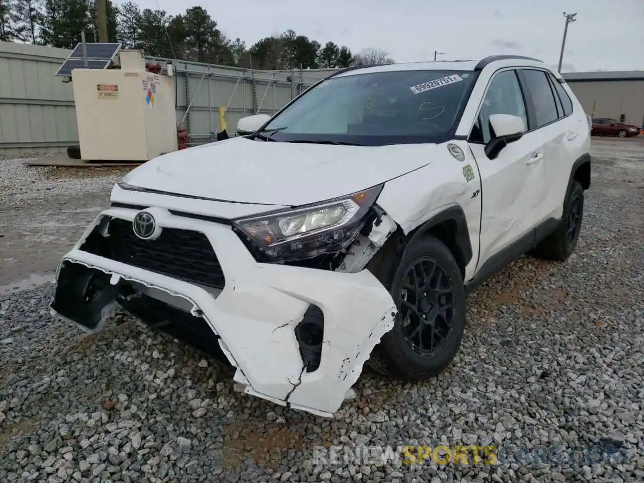 2 Photograph of a damaged car 2T3W1RFV7MC160782 TOYOTA RAV4 2021