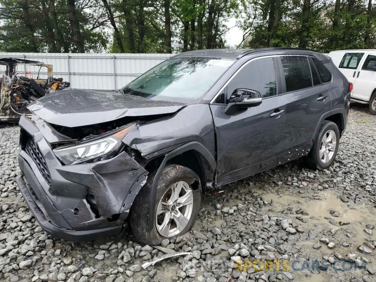 1 Photograph of a damaged car 2T3W1RFV7MC166923 TOYOTA RAV4 2021