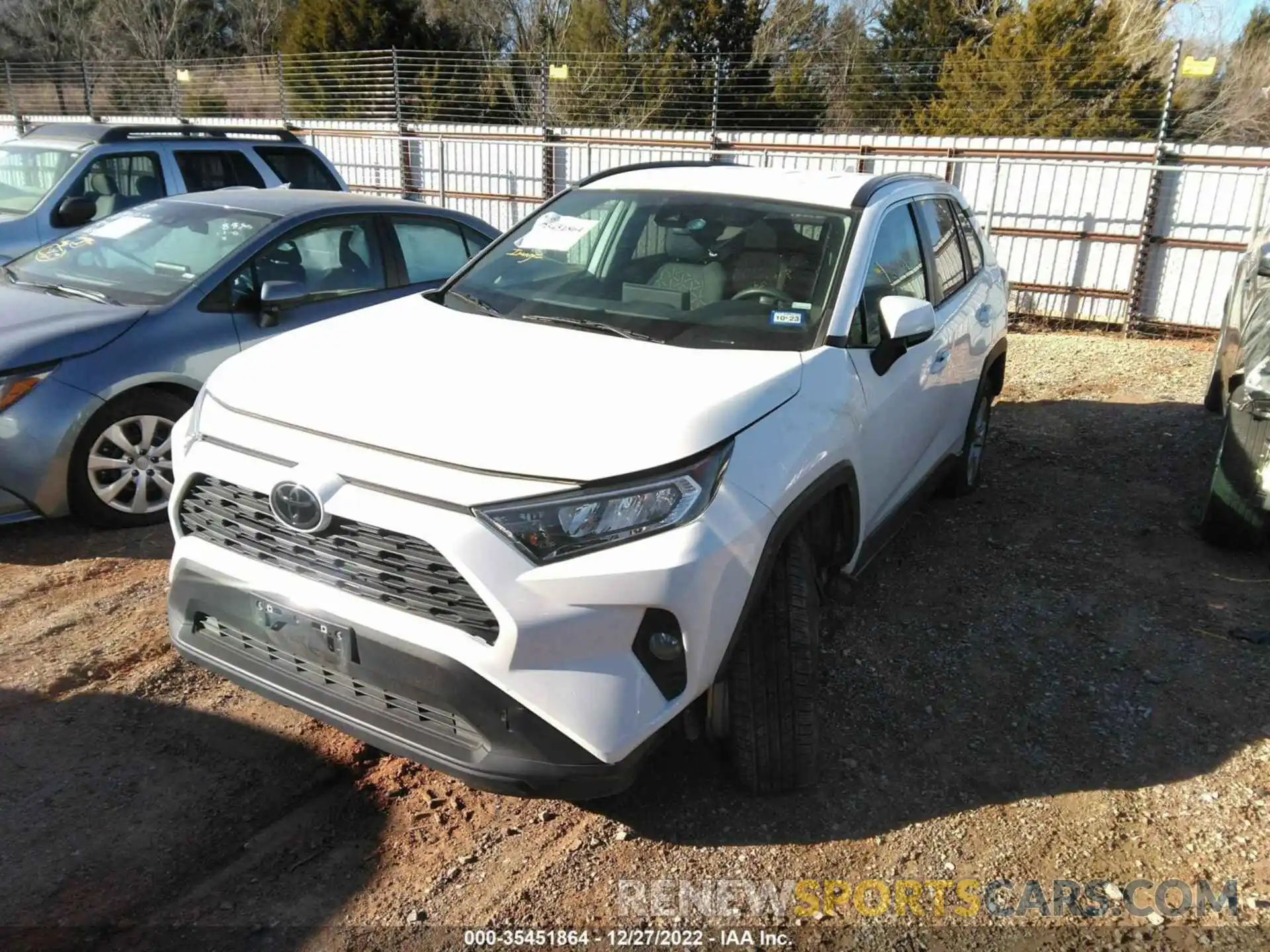 2 Photograph of a damaged car 2T3W1RFV7MW112522 TOYOTA RAV4 2021