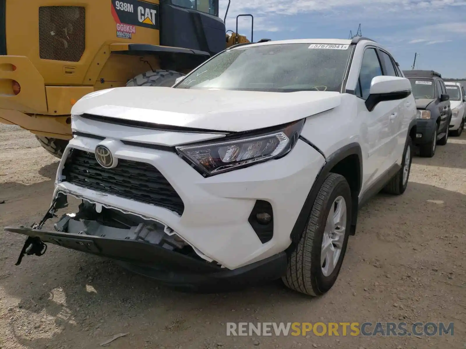 2 Photograph of a damaged car 2T3W1RFV7MW112570 TOYOTA RAV4 2021