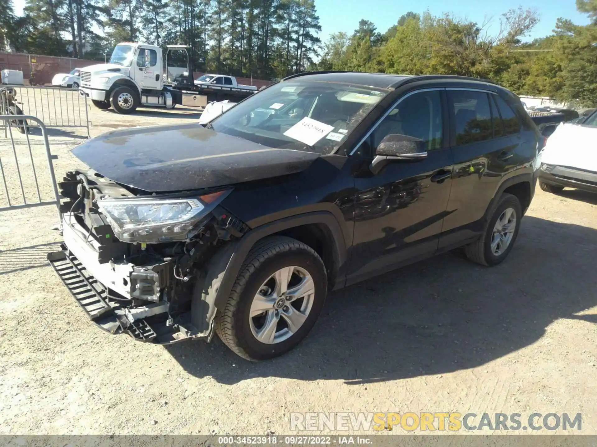 2 Photograph of a damaged car 2T3W1RFV7MW113587 TOYOTA RAV4 2021