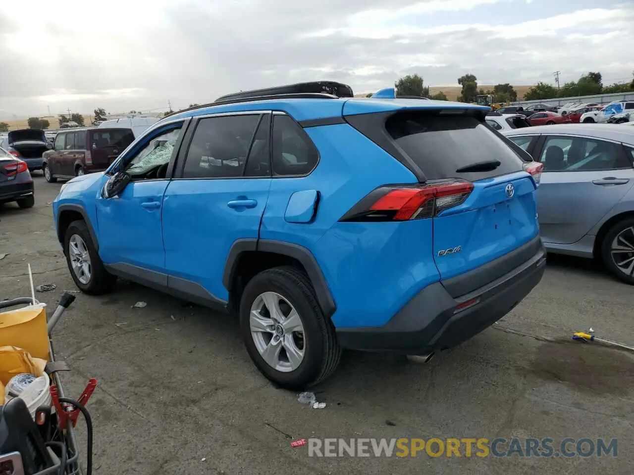 2 Photograph of a damaged car 2T3W1RFV7MW117655 TOYOTA RAV4 2021