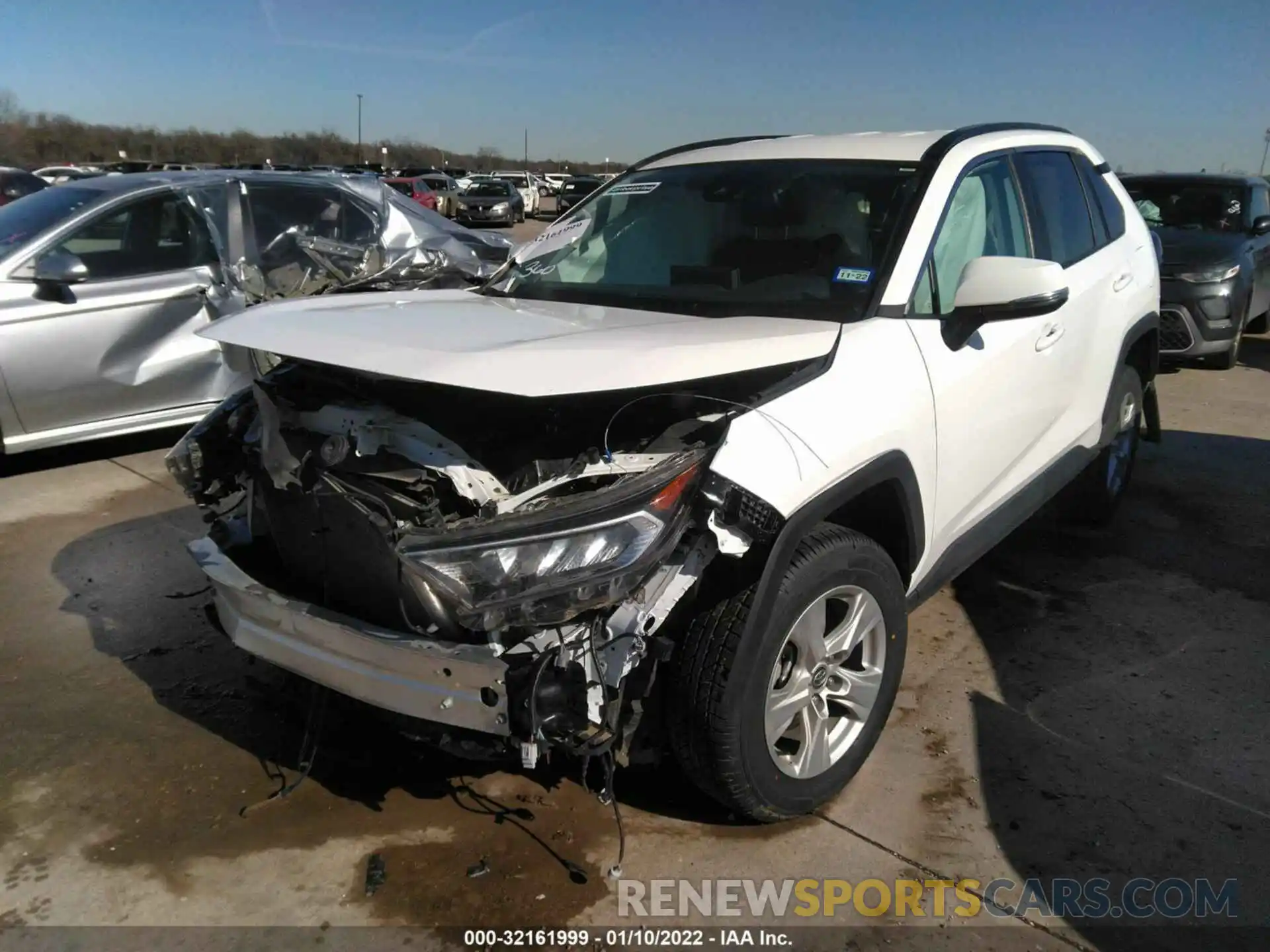 2 Photograph of a damaged car 2T3W1RFV7MW118756 TOYOTA RAV4 2021