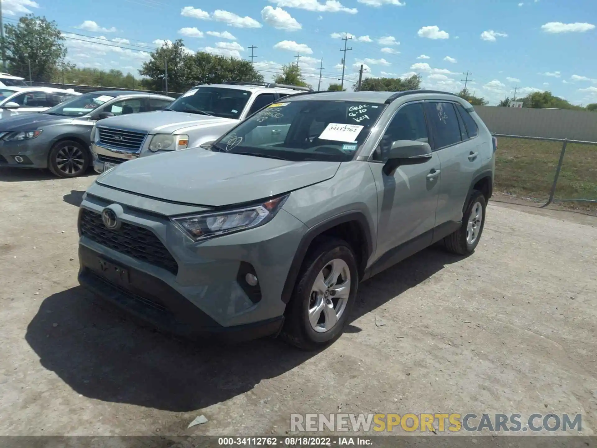 2 Photograph of a damaged car 2T3W1RFV7MW119163 TOYOTA RAV4 2021