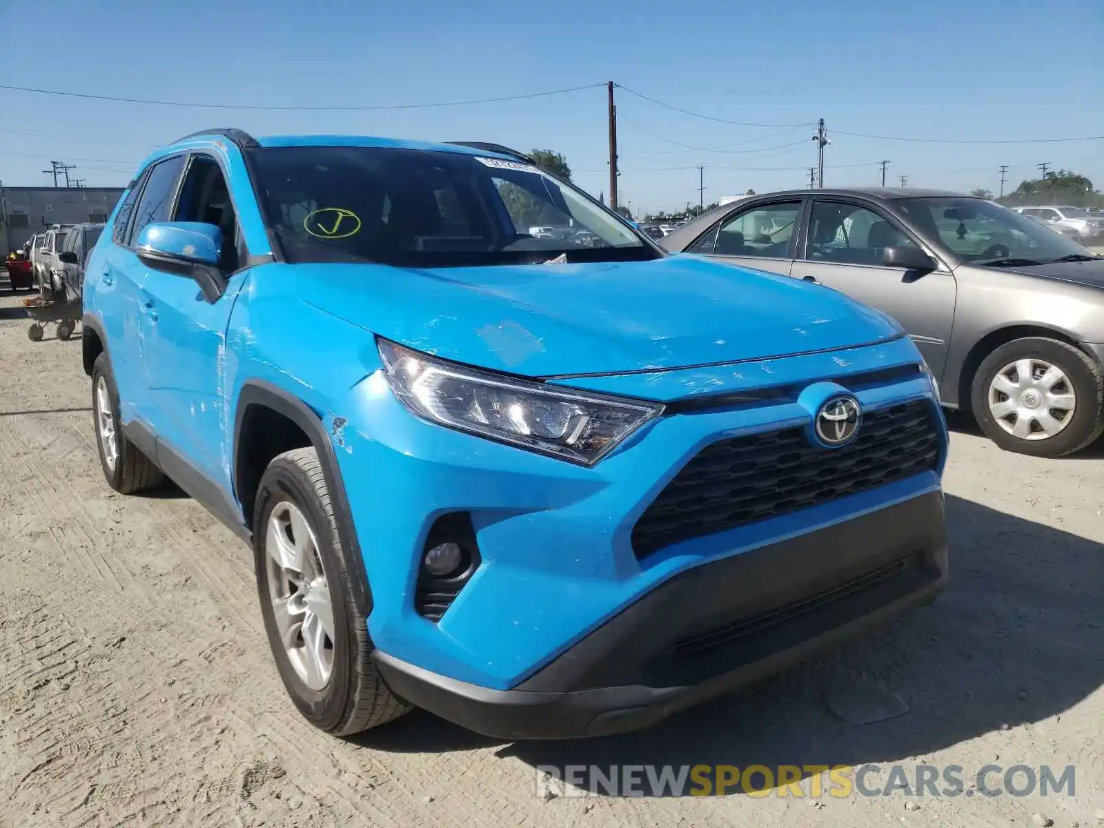 1 Photograph of a damaged car 2T3W1RFV7MW124718 TOYOTA RAV4 2021