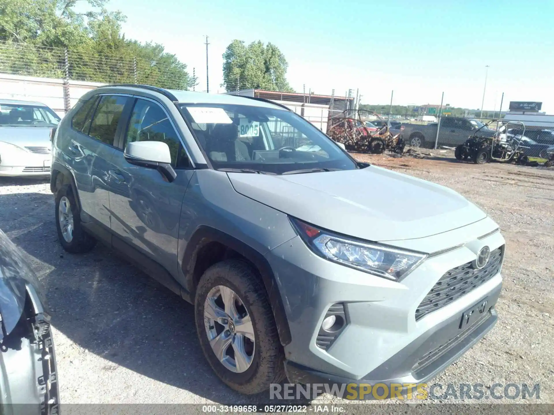 1 Photograph of a damaged car 2T3W1RFV7MW128347 TOYOTA RAV4 2021