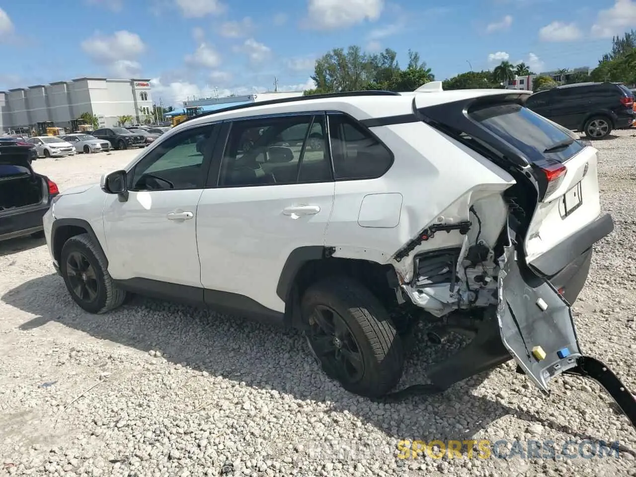 2 Photograph of a damaged car 2T3W1RFV7MW140871 TOYOTA RAV4 2021