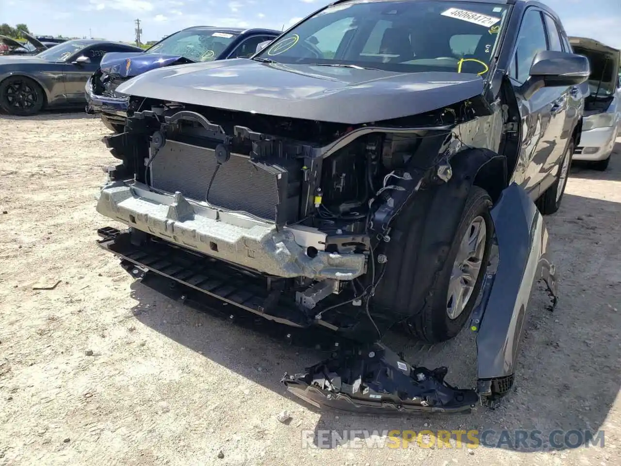 9 Photograph of a damaged car 2T3W1RFV7MW148971 TOYOTA RAV4 2021