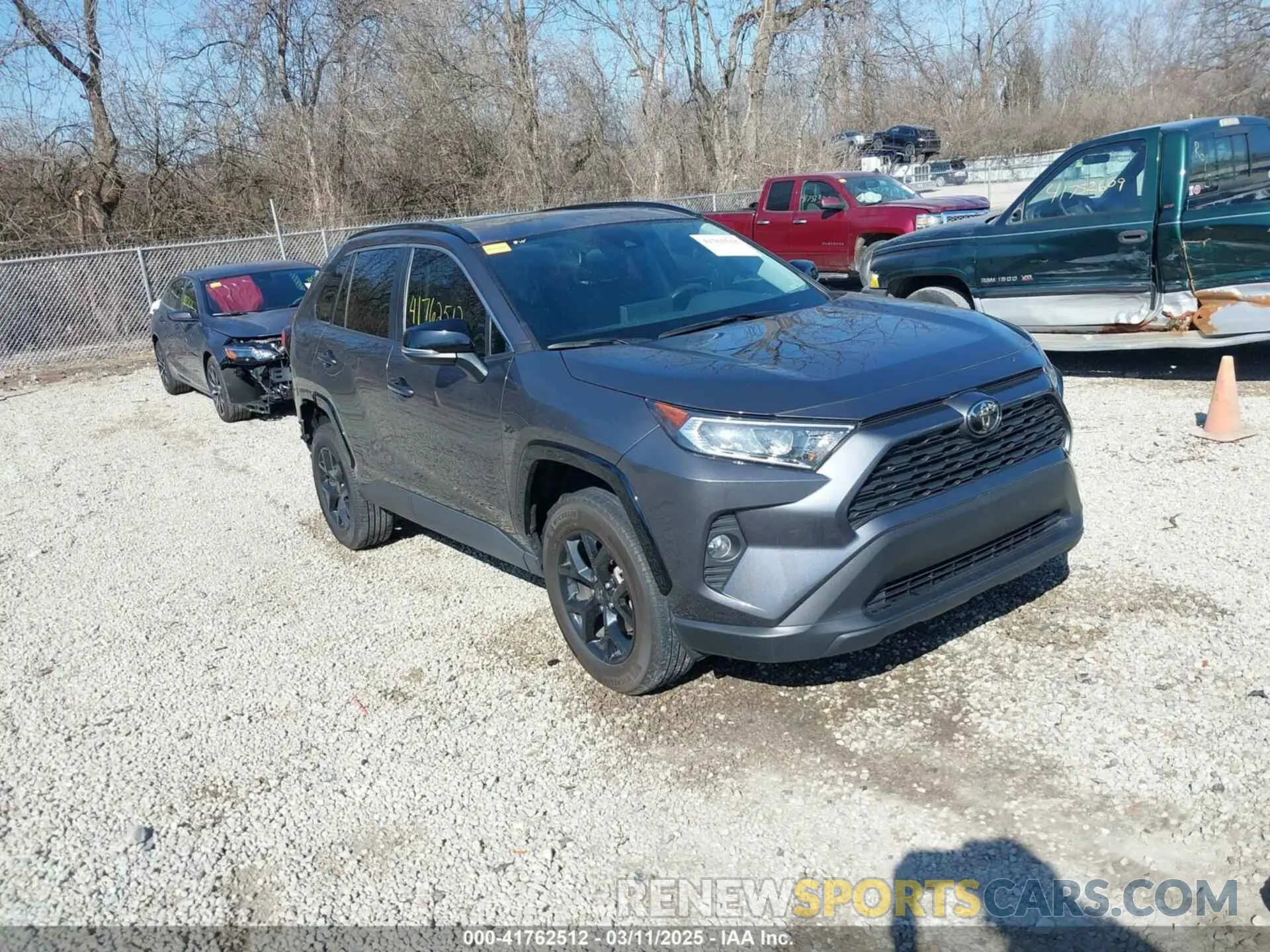 1 Photograph of a damaged car 2T3W1RFV7MW162305 TOYOTA RAV4 2021