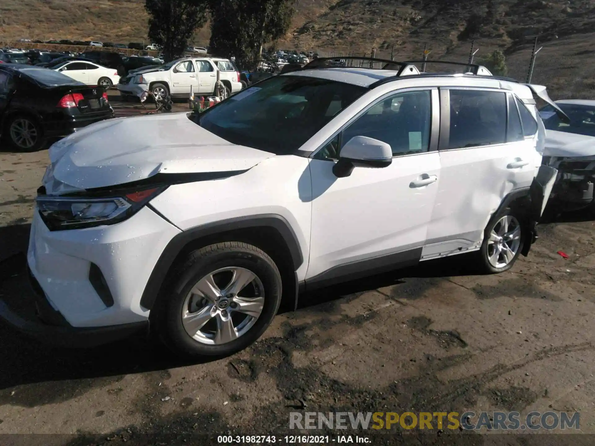 2 Photograph of a damaged car 2T3W1RFV7MW163096 TOYOTA RAV4 2021