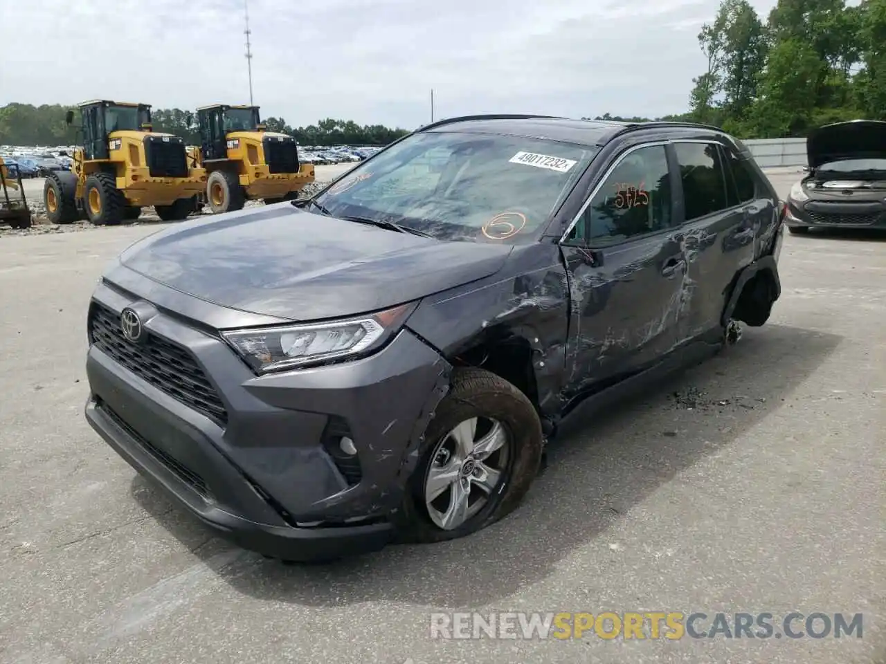 2 Photograph of a damaged car 2T3W1RFV7MW165575 TOYOTA RAV4 2021