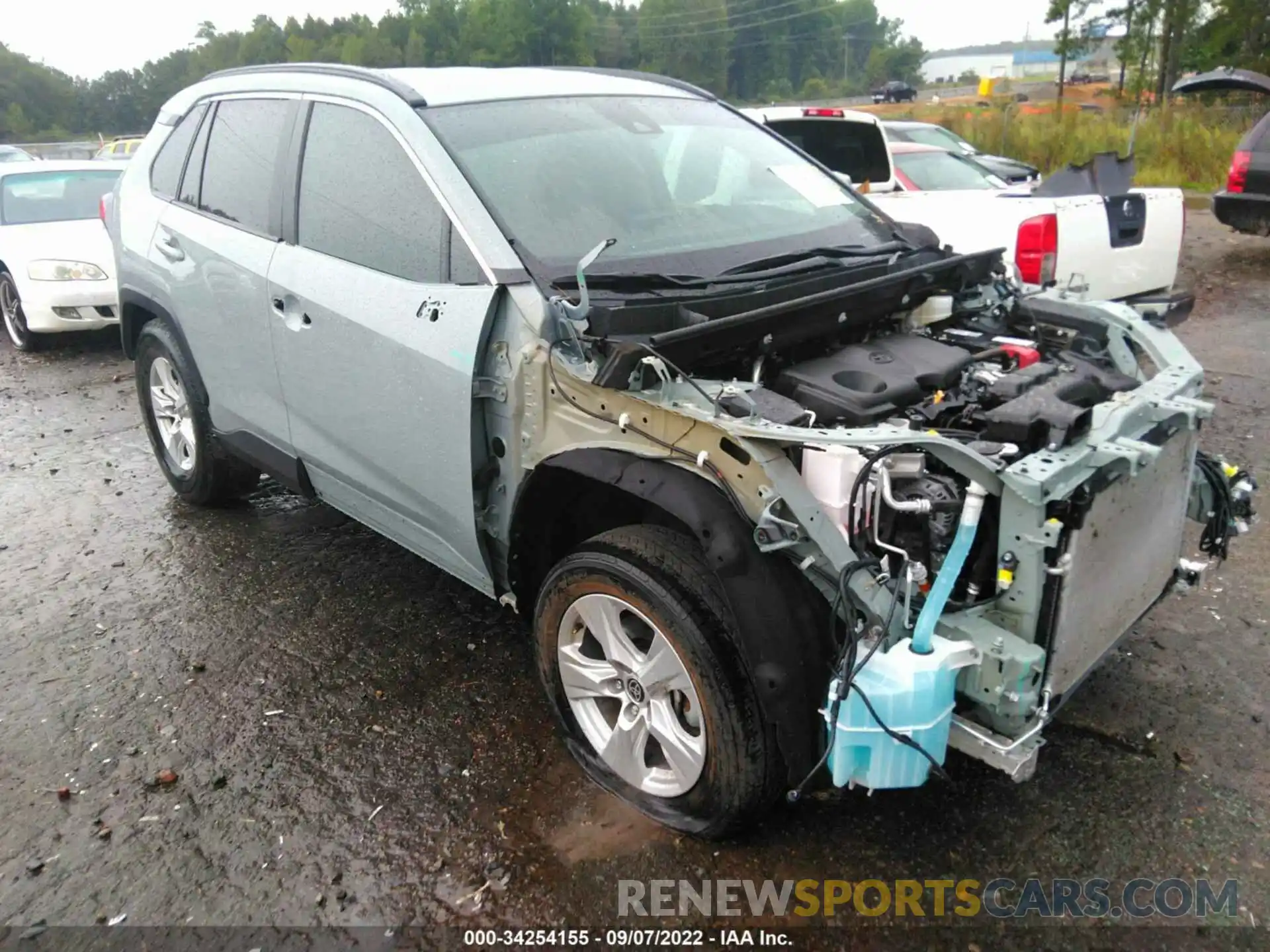 1 Photograph of a damaged car 2T3W1RFV7MW182389 TOYOTA RAV4 2021