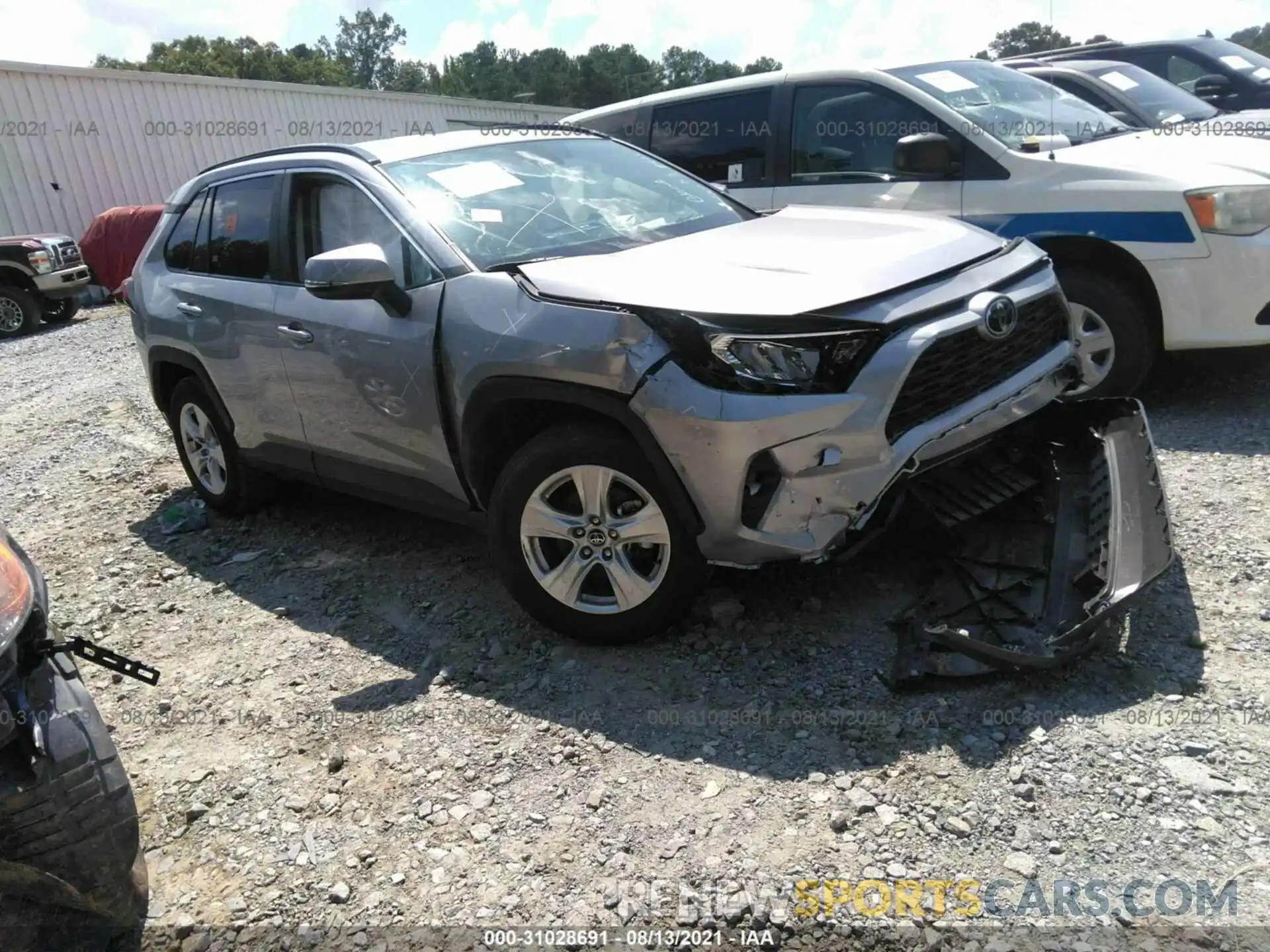 1 Photograph of a damaged car 2T3W1RFV8MC097160 TOYOTA RAV4 2021