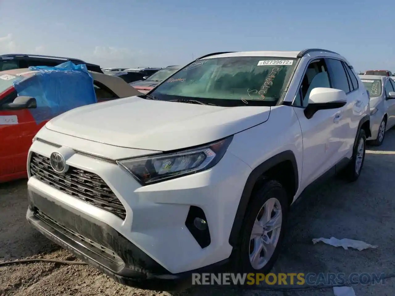 2 Photograph of a damaged car 2T3W1RFV8MC097630 TOYOTA RAV4 2021