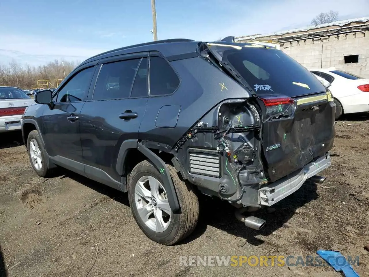 2 Photograph of a damaged car 2T3W1RFV8MC098471 TOYOTA RAV4 2021