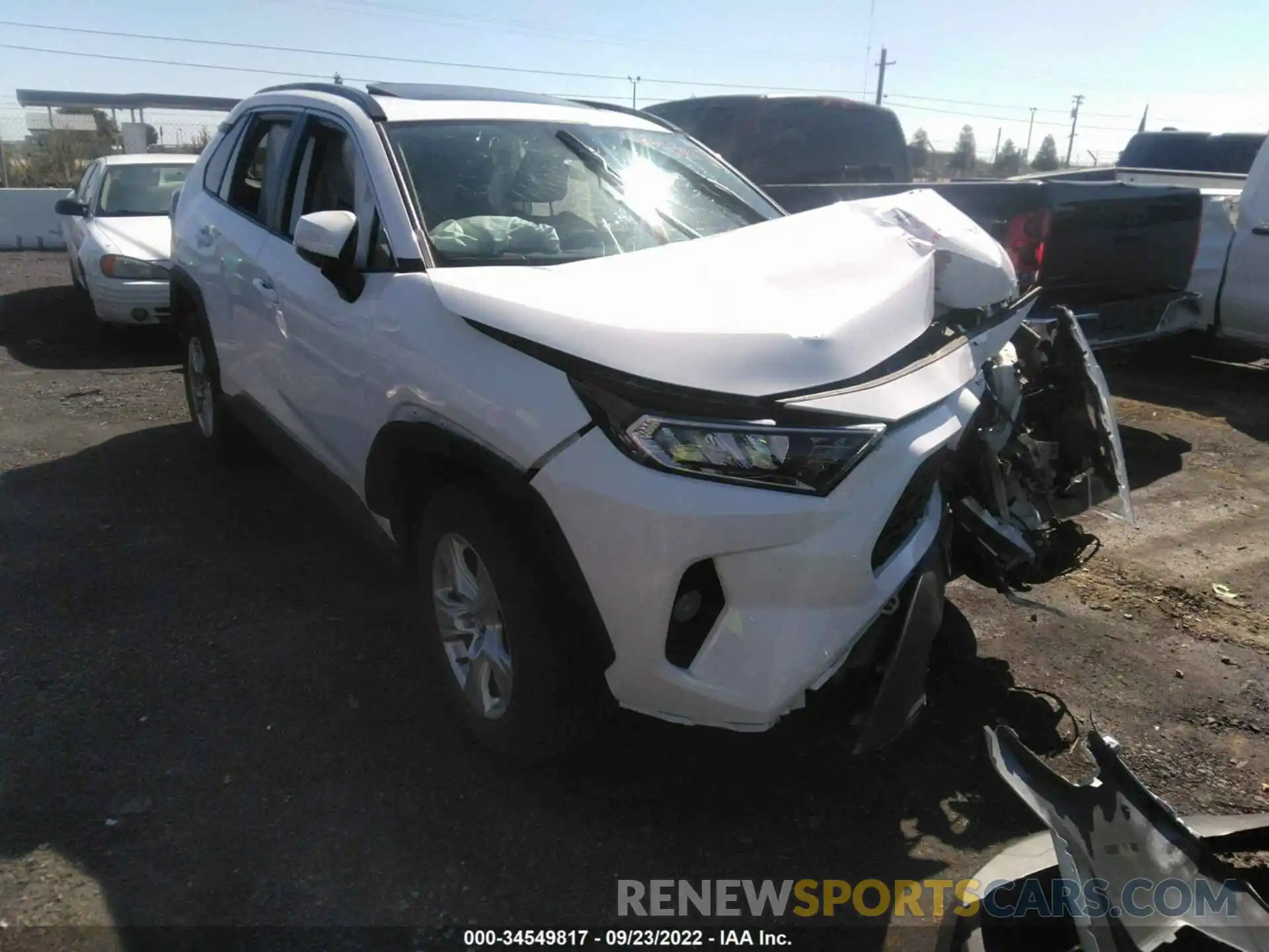 1 Photograph of a damaged car 2T3W1RFV8MC099555 TOYOTA RAV4 2021