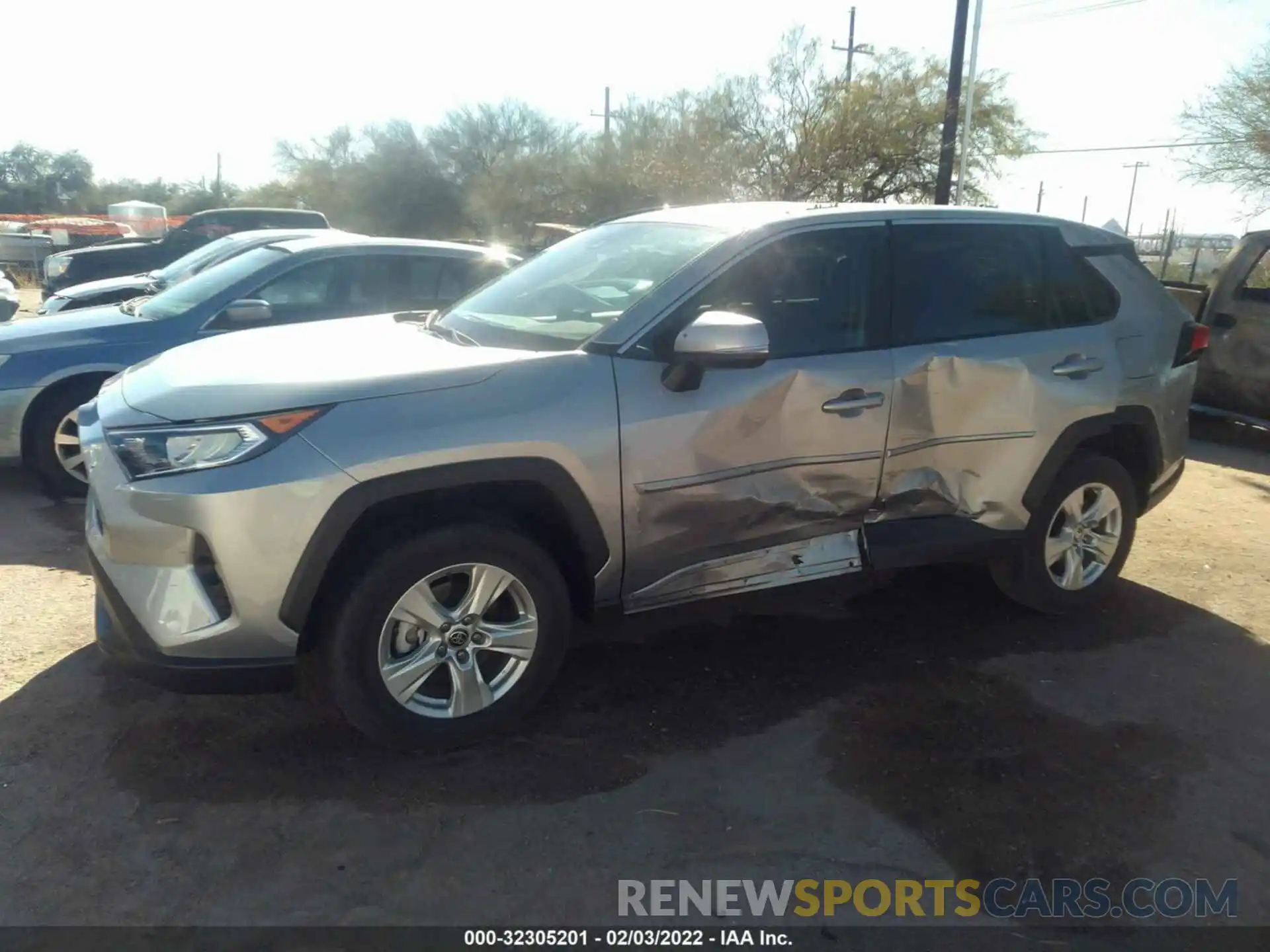 2 Photograph of a damaged car 2T3W1RFV8MC108822 TOYOTA RAV4 2021