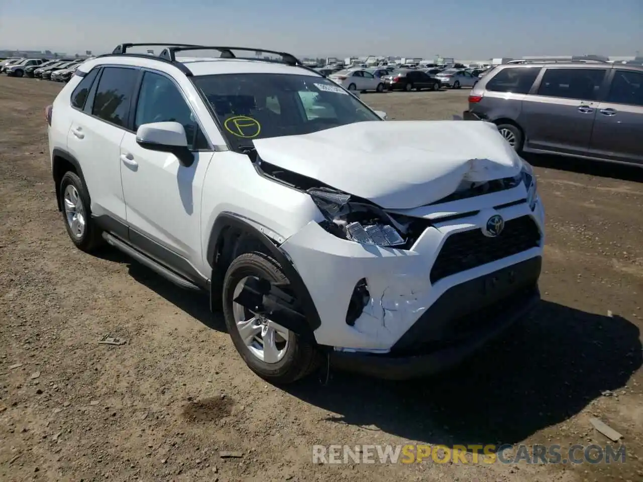 1 Photograph of a damaged car 2T3W1RFV8MC125054 TOYOTA RAV4 2021